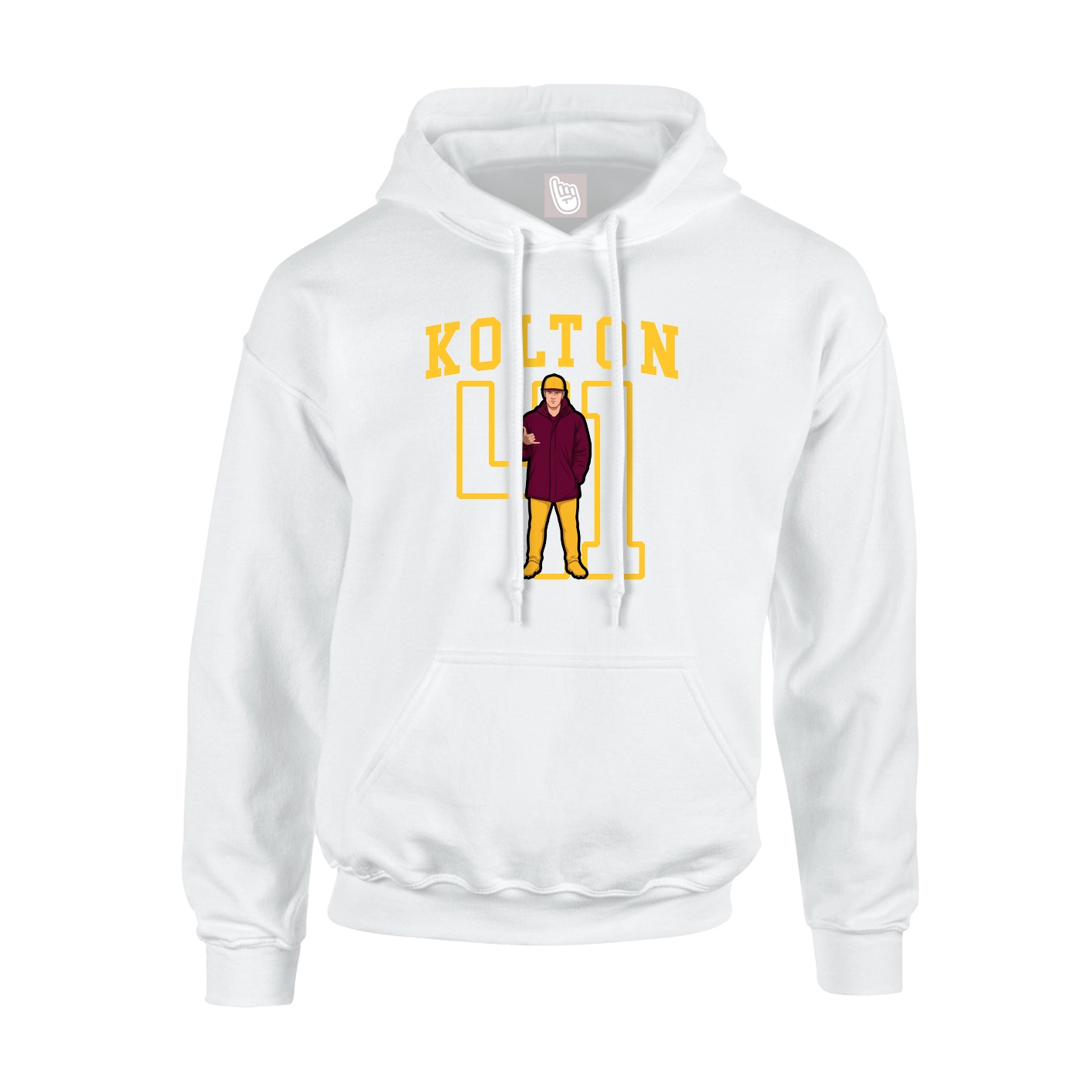 Youth Hoodie — Shirsey in White