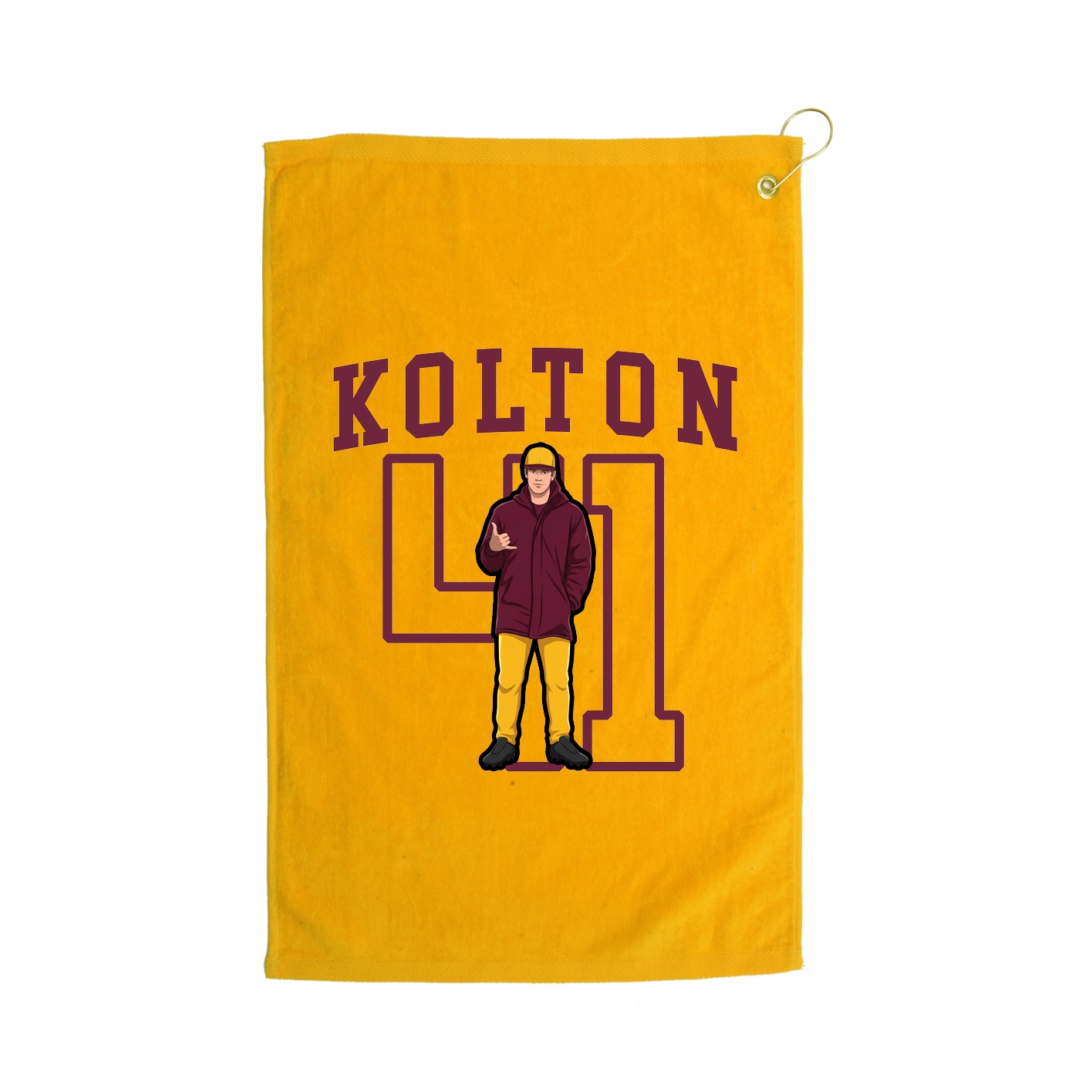 Golf Towel — Shirsey in Gold