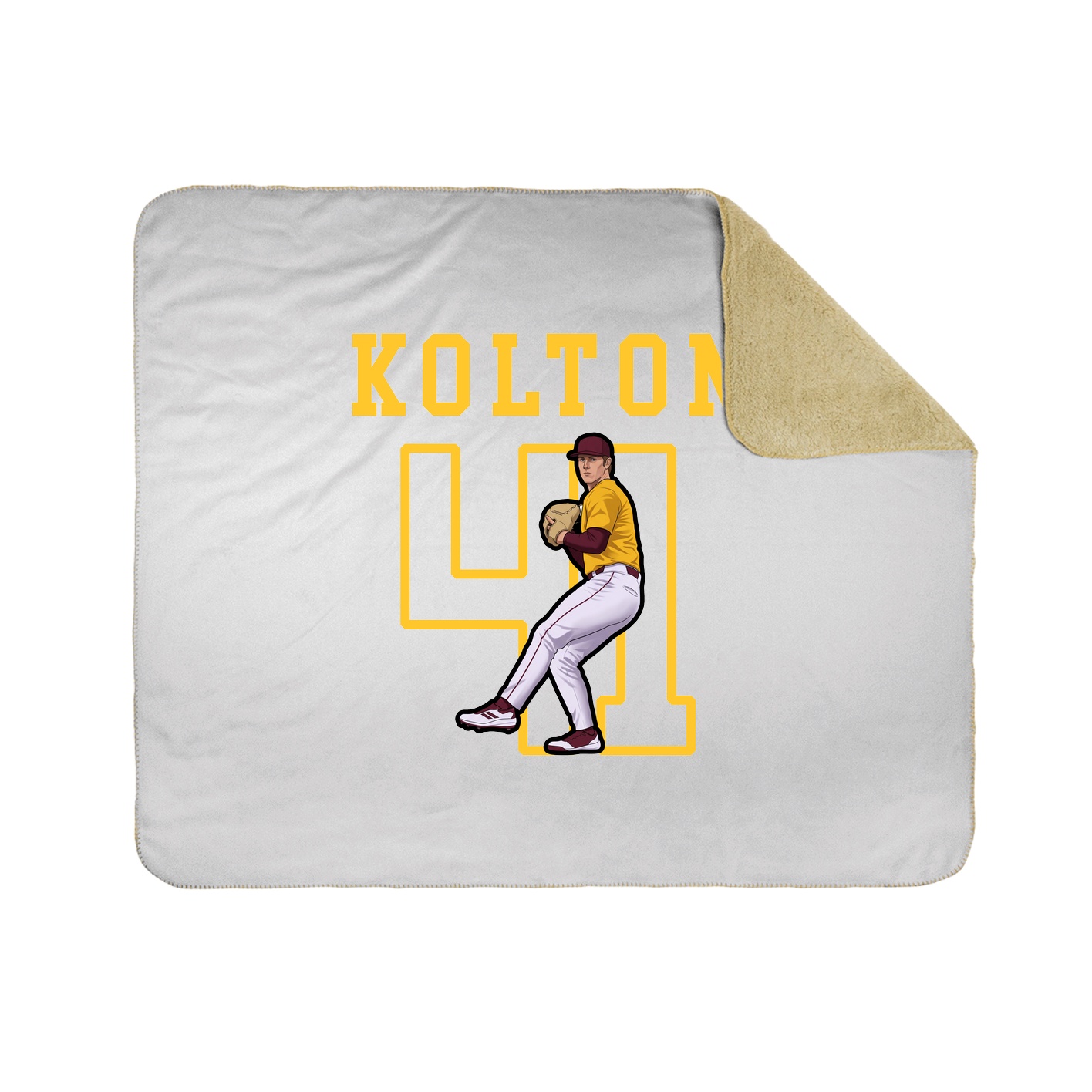 Throw Blanket — Shirsey in White