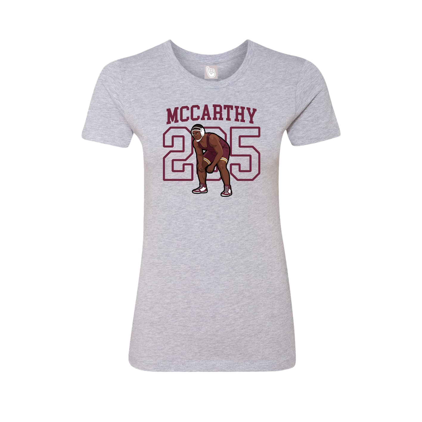 Fitted Women's Tee — Shirsey in Grey