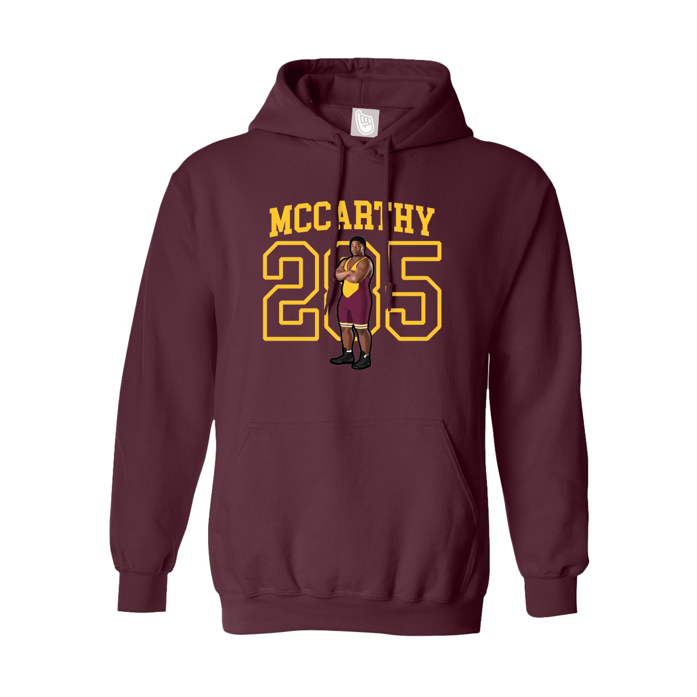 Youth Hoodie — Shirsey in Maroon