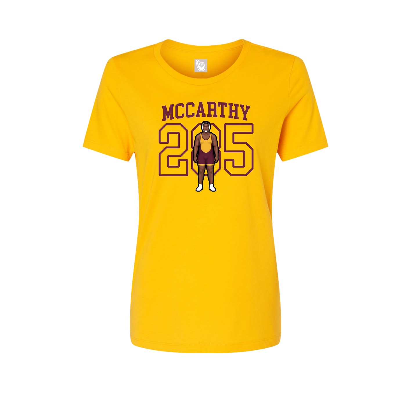 Fitted Women's Tee — Shirsey in Gold
