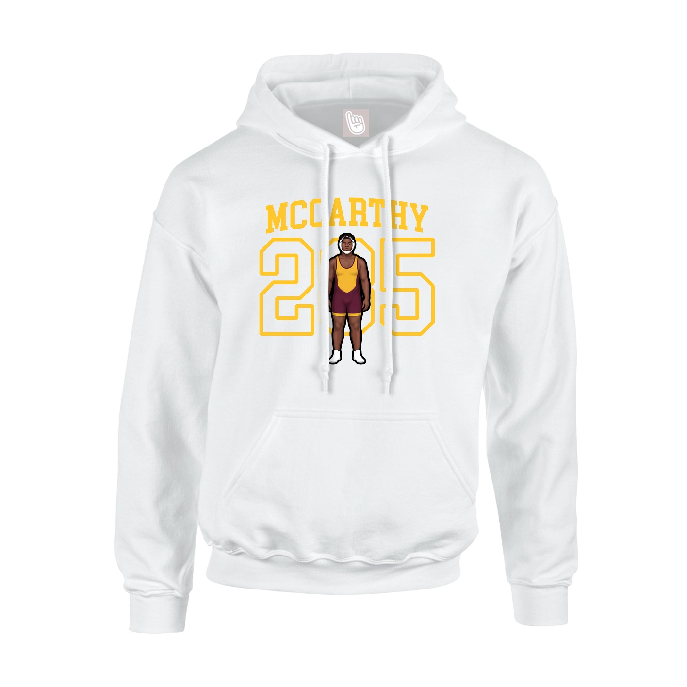Hoodie — Shirsey in White
