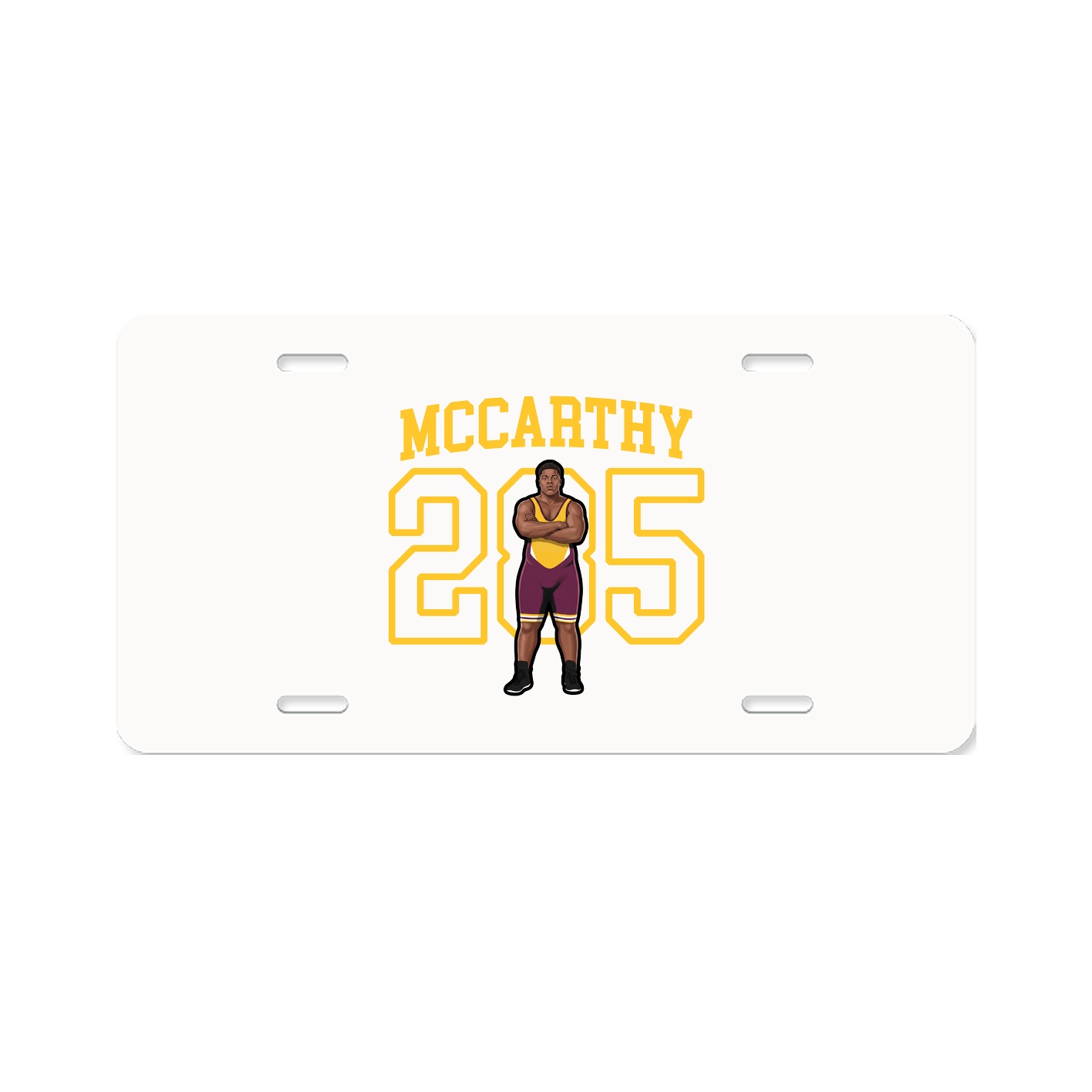 License Plate — Shirsey in Classic