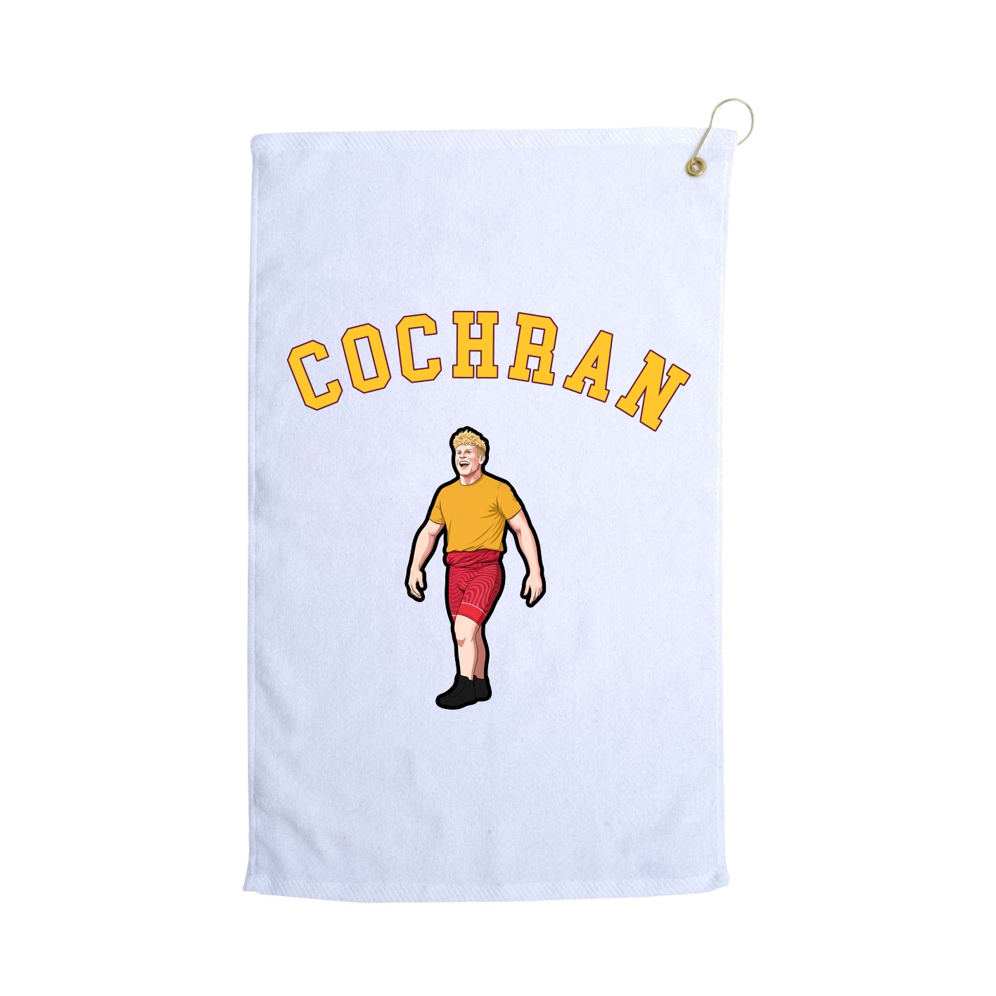 Golf Towel — Shirsey Arch in White