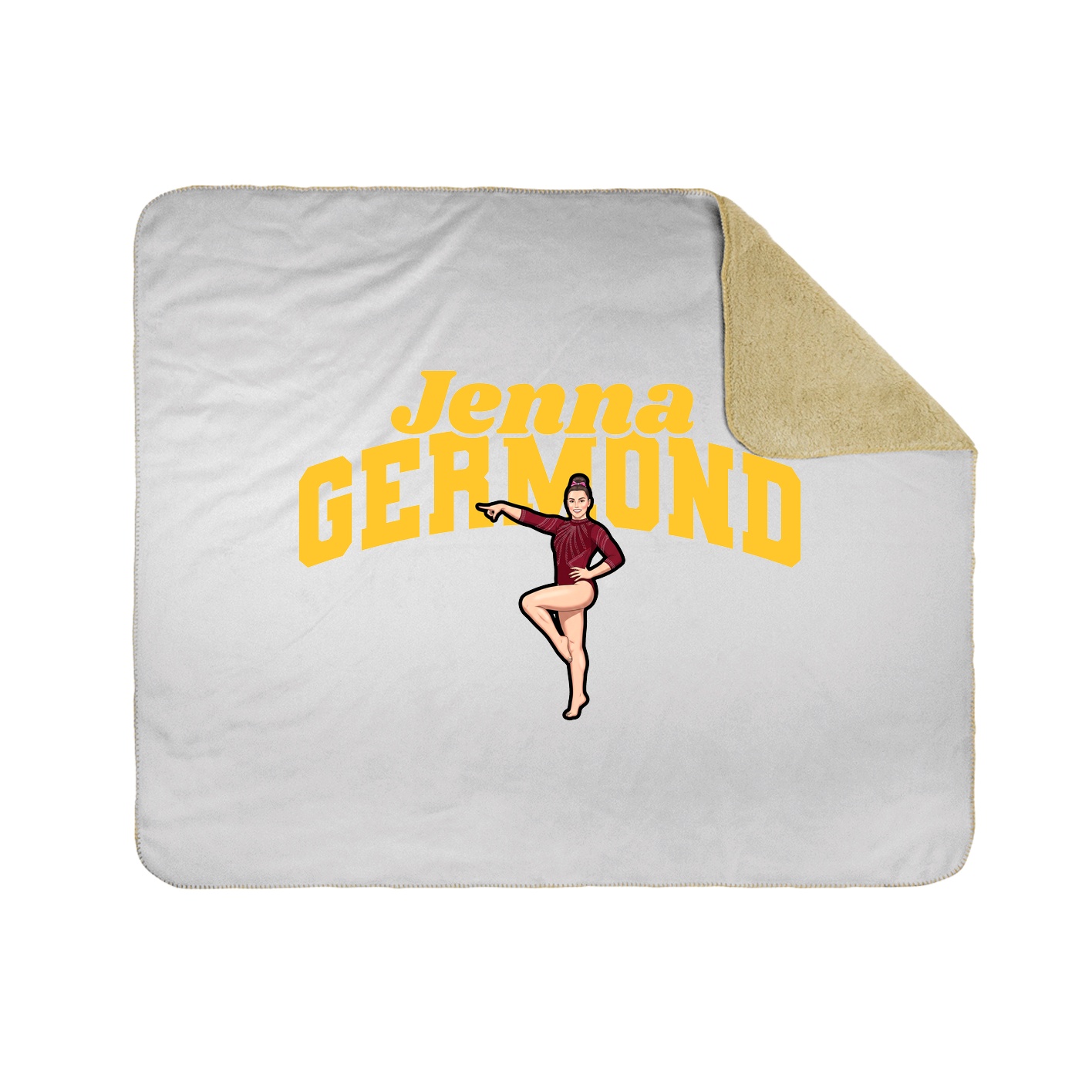 Throw Blanket — Signature Arch in White