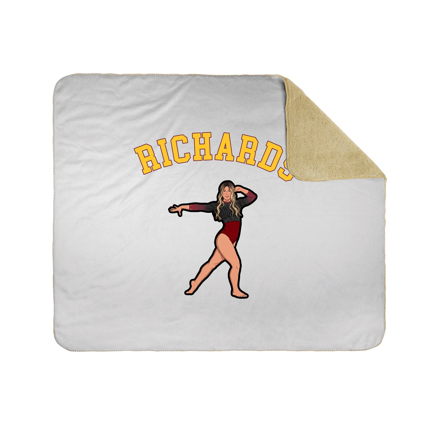 Throw Blanket — Shirsey Arch in White
