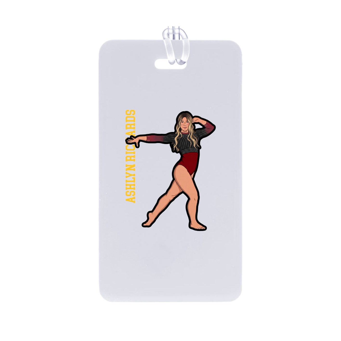 Bag Tag — Name Vertical in Classic