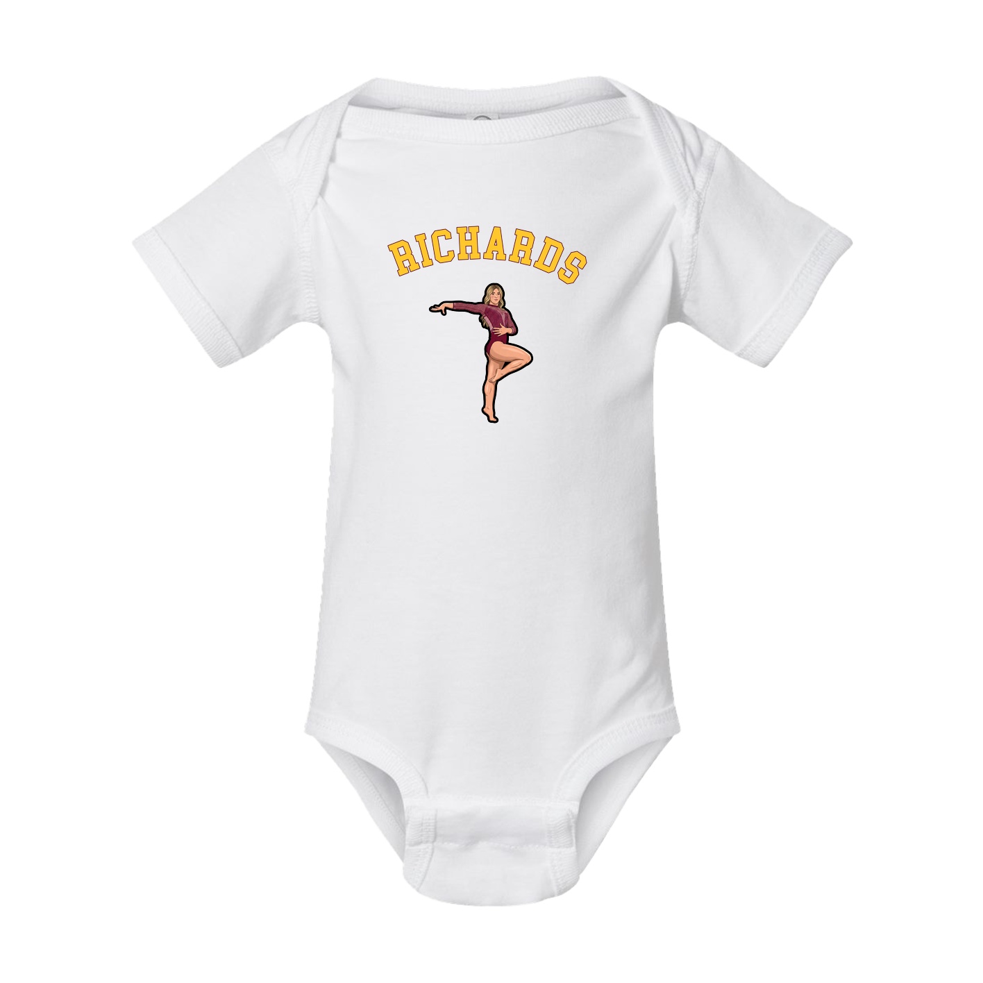 Baby Onesie — Shirsey Arch in White