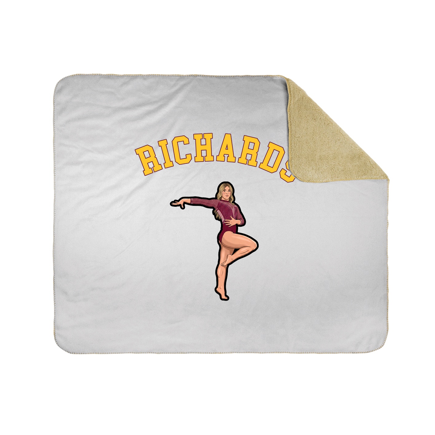 Throw Blanket — Shirsey Arch in White