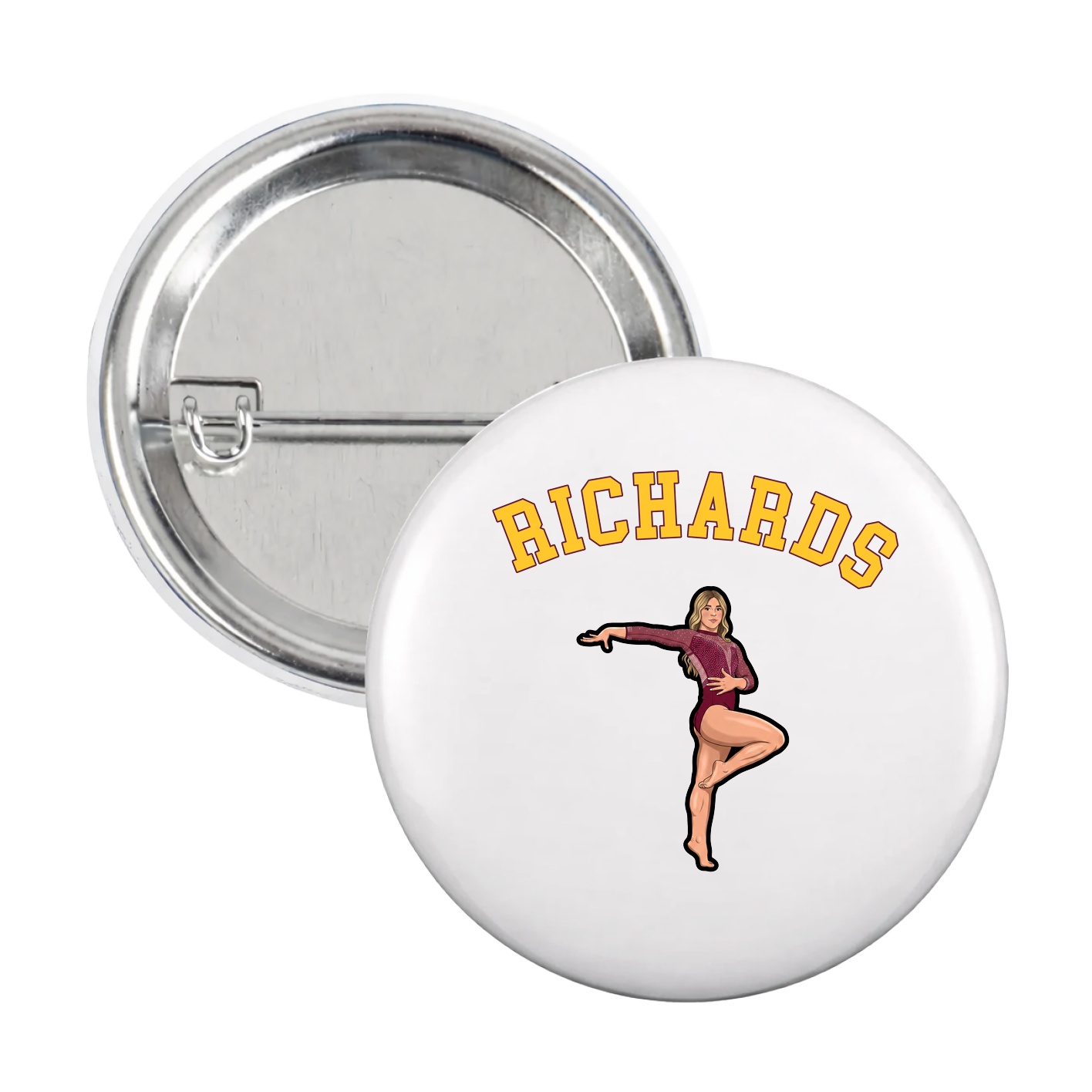 Game Day Button — Shirsey Arch in White