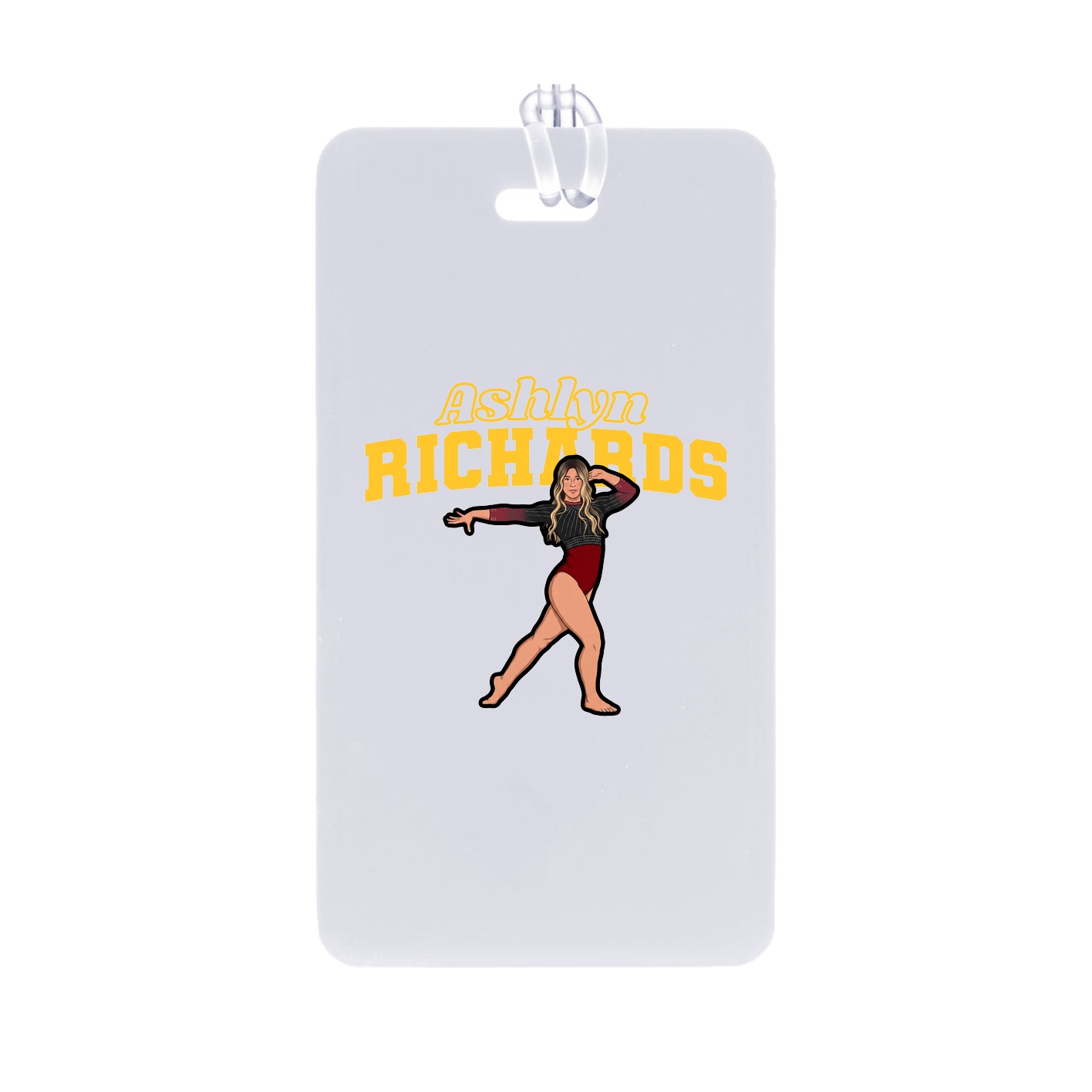 Bag Tag — Name Arch in Classic