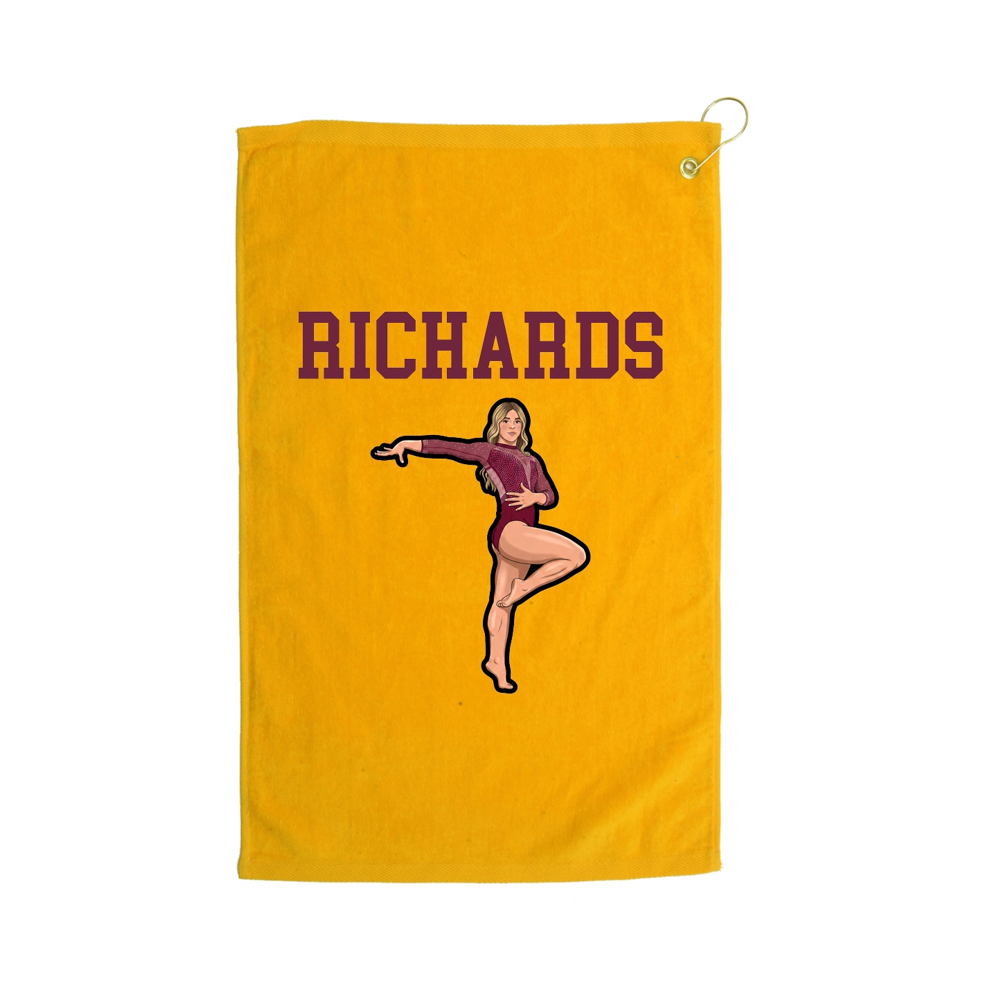 Golf Towel — Shirsey in Gold