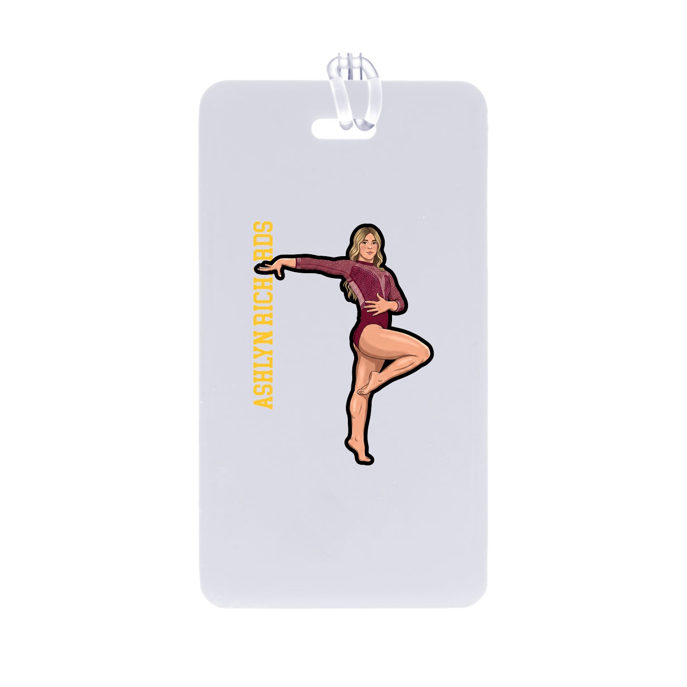 Bag Tag — Name Vertical in Classic