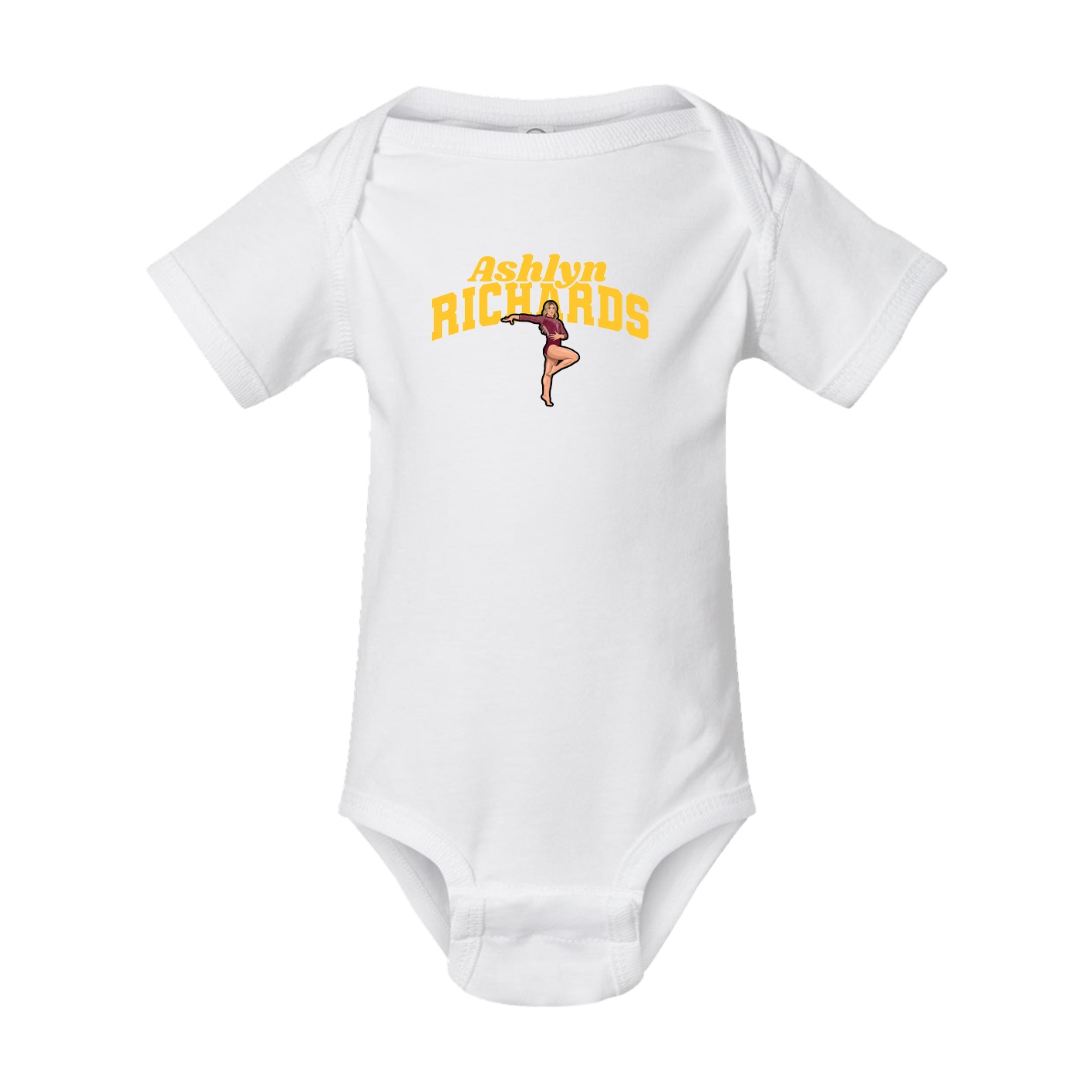 Baby Onesie — Signature Arch in White