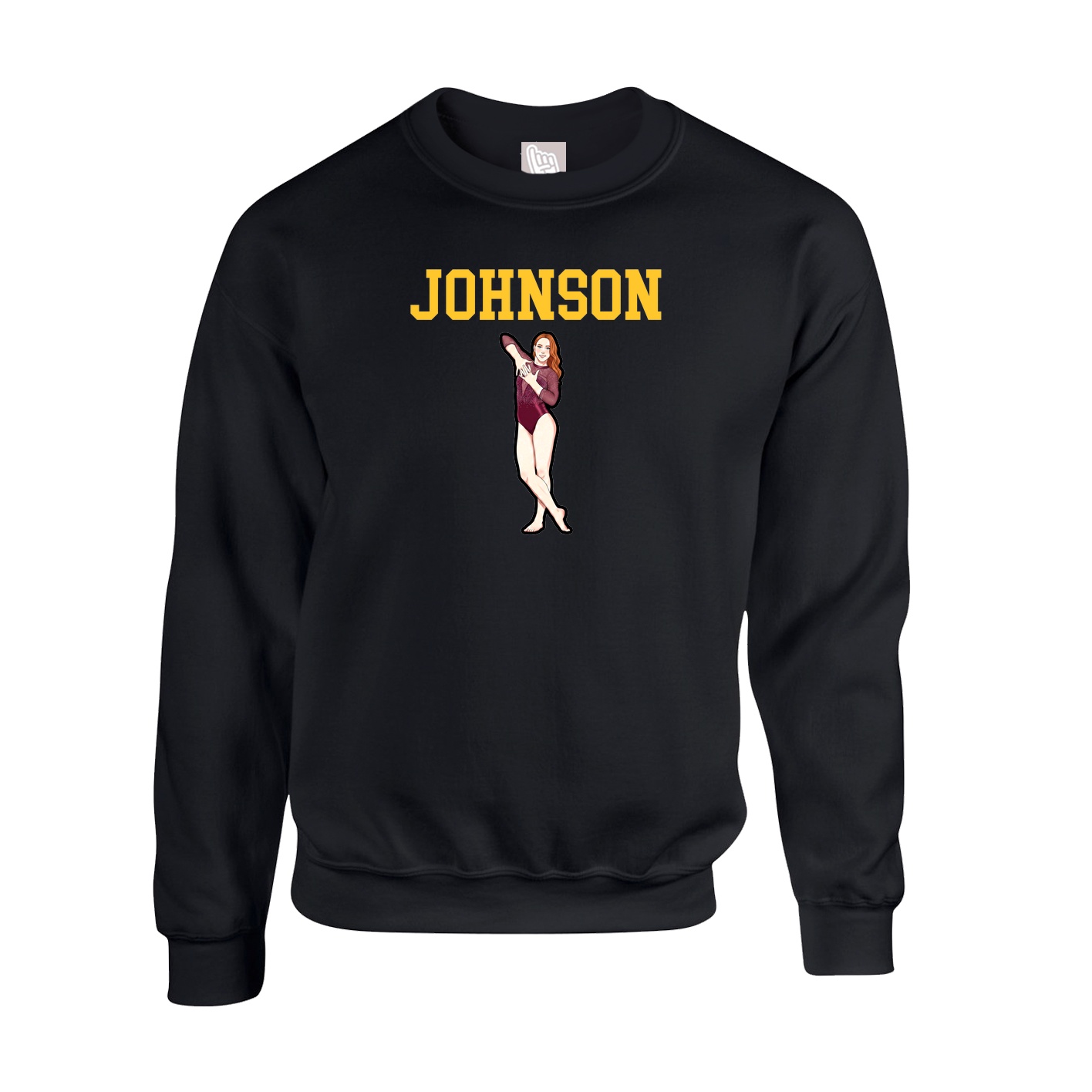 Fleece Crew — Shirsey in Black