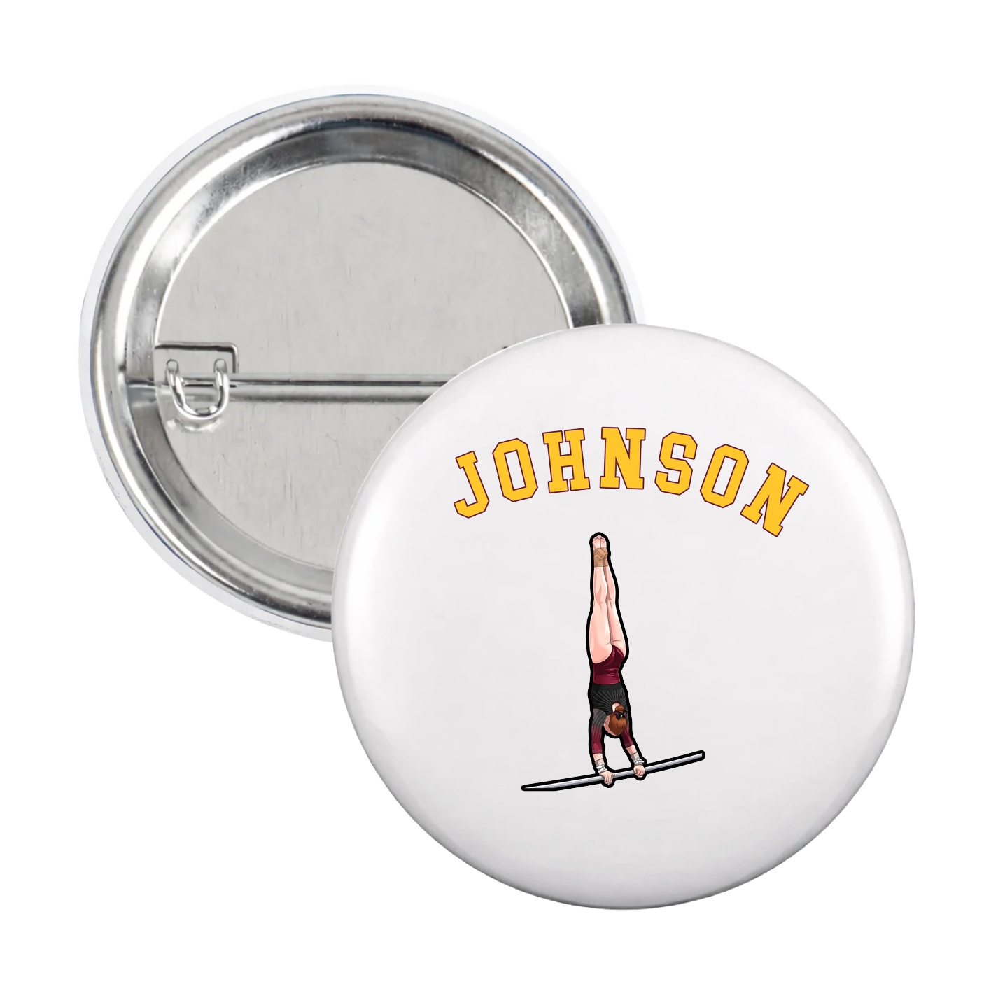 Game Day Button — Shirsey Arch in White