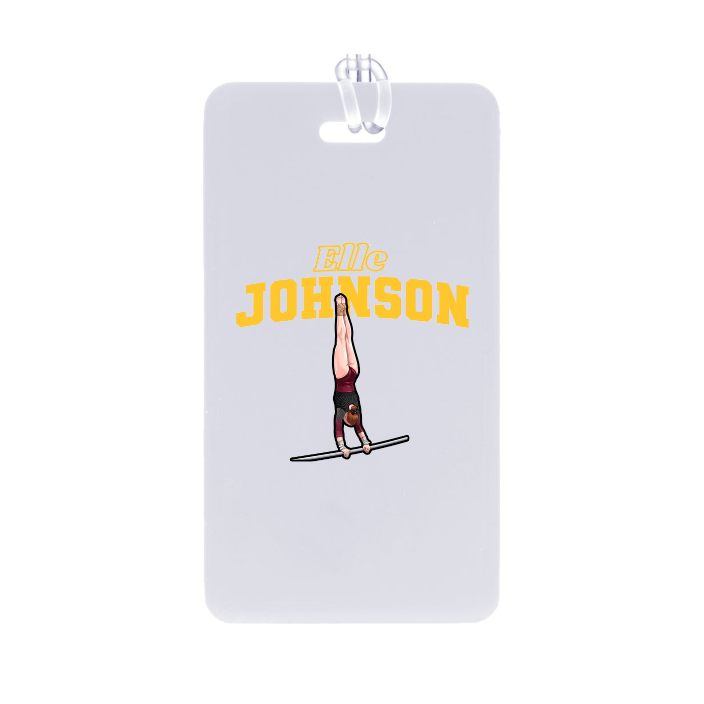 Bag Tag — Name Arch in Classic