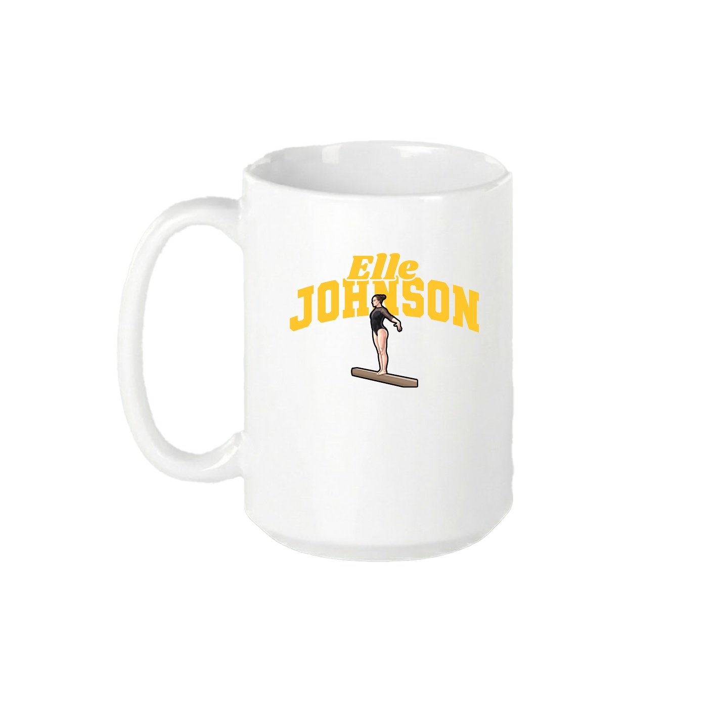 15oz Coffee Mug — Signature Arch in White