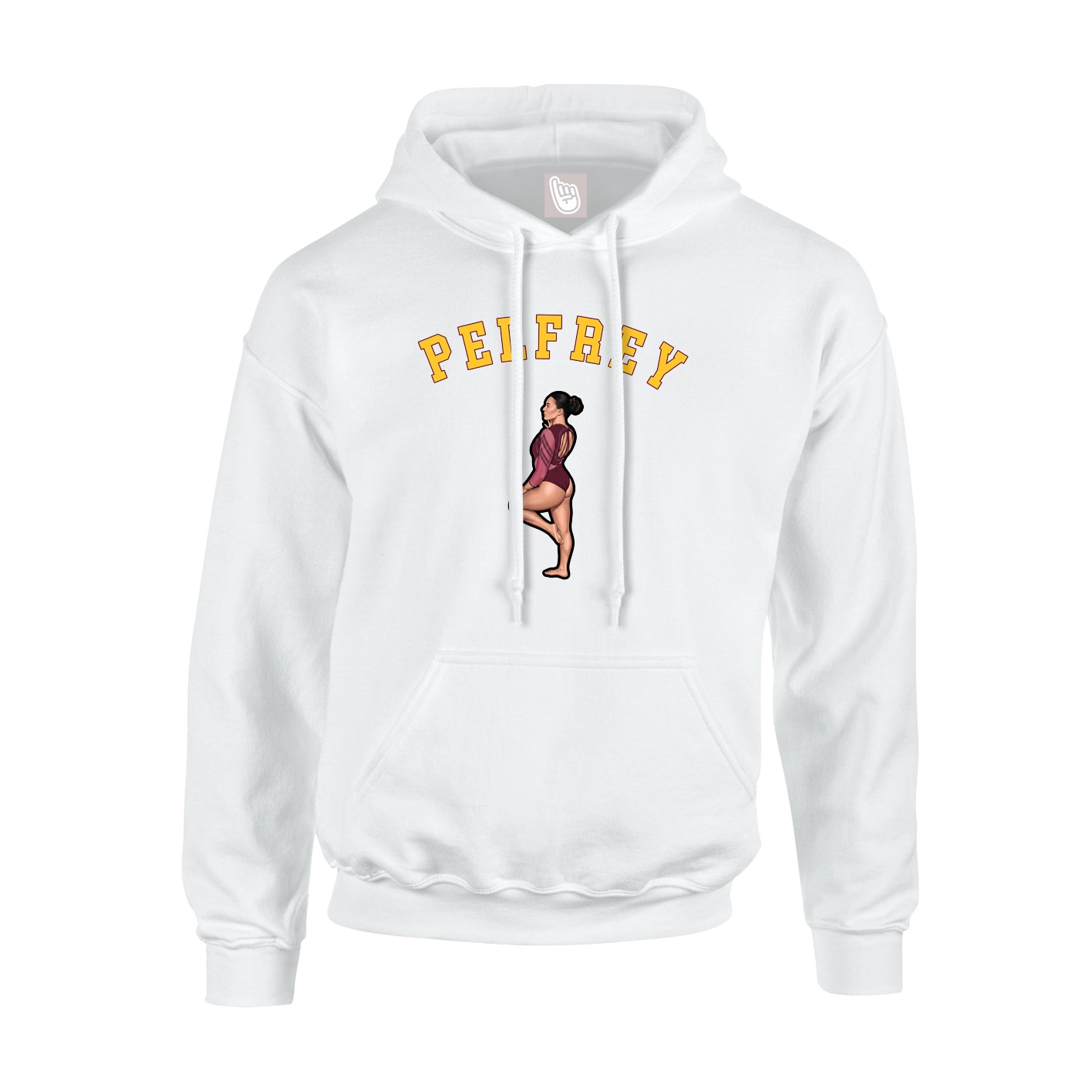 Hoodie — Shirsey Arch in White