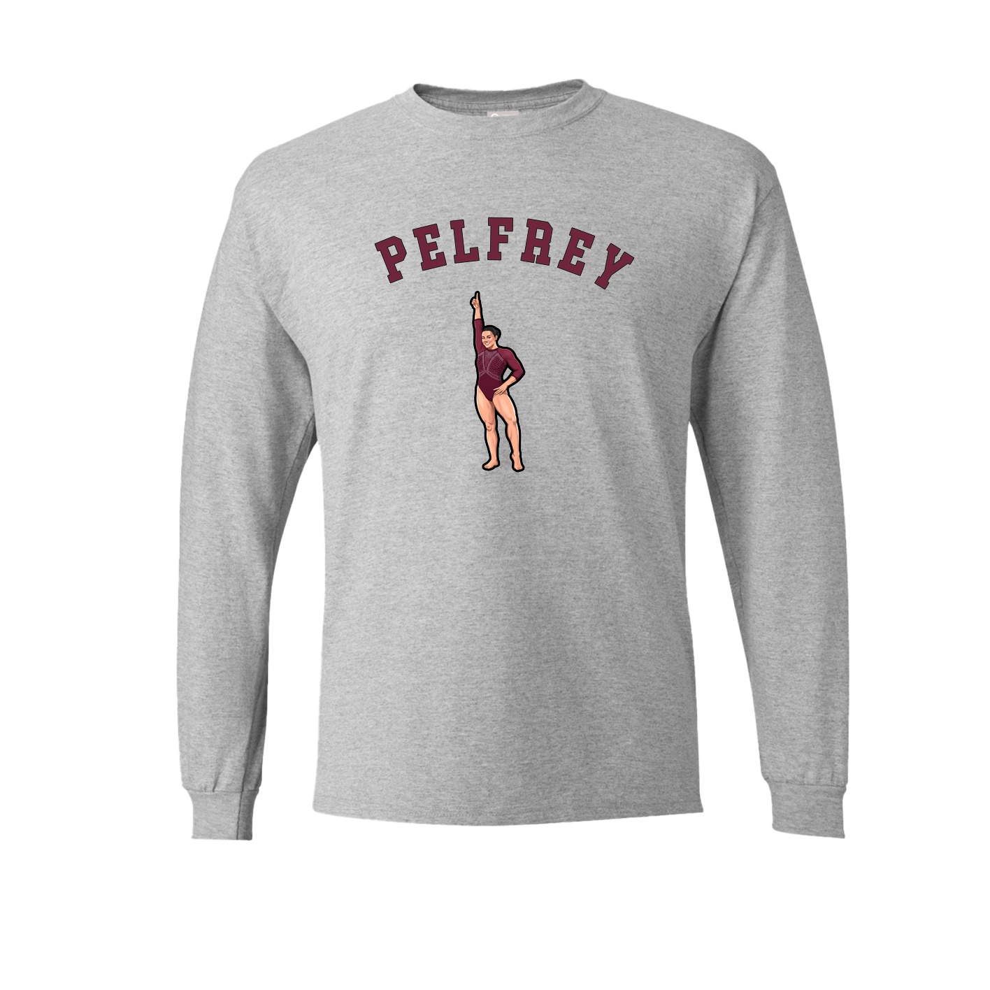 Long Sleeve Tee — Shirsey Arch in Grey