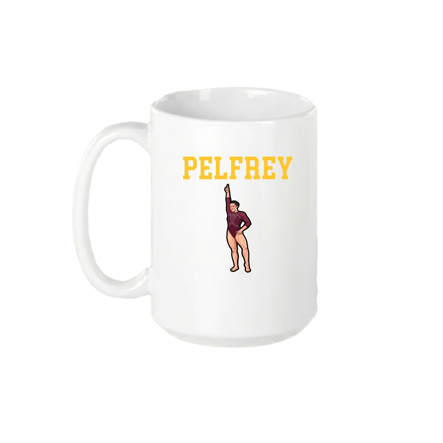 15oz Coffee Mug — Shirsey in White