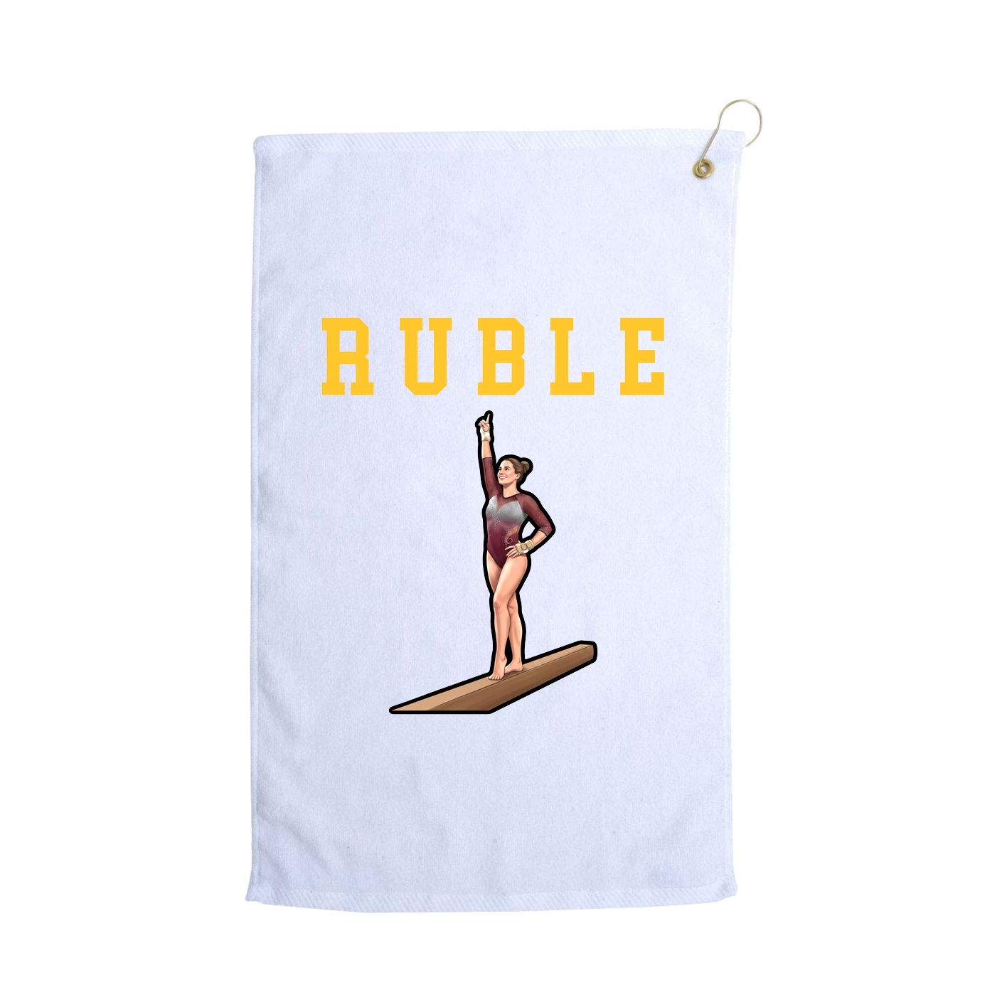 Golf Towel — Shirsey in White