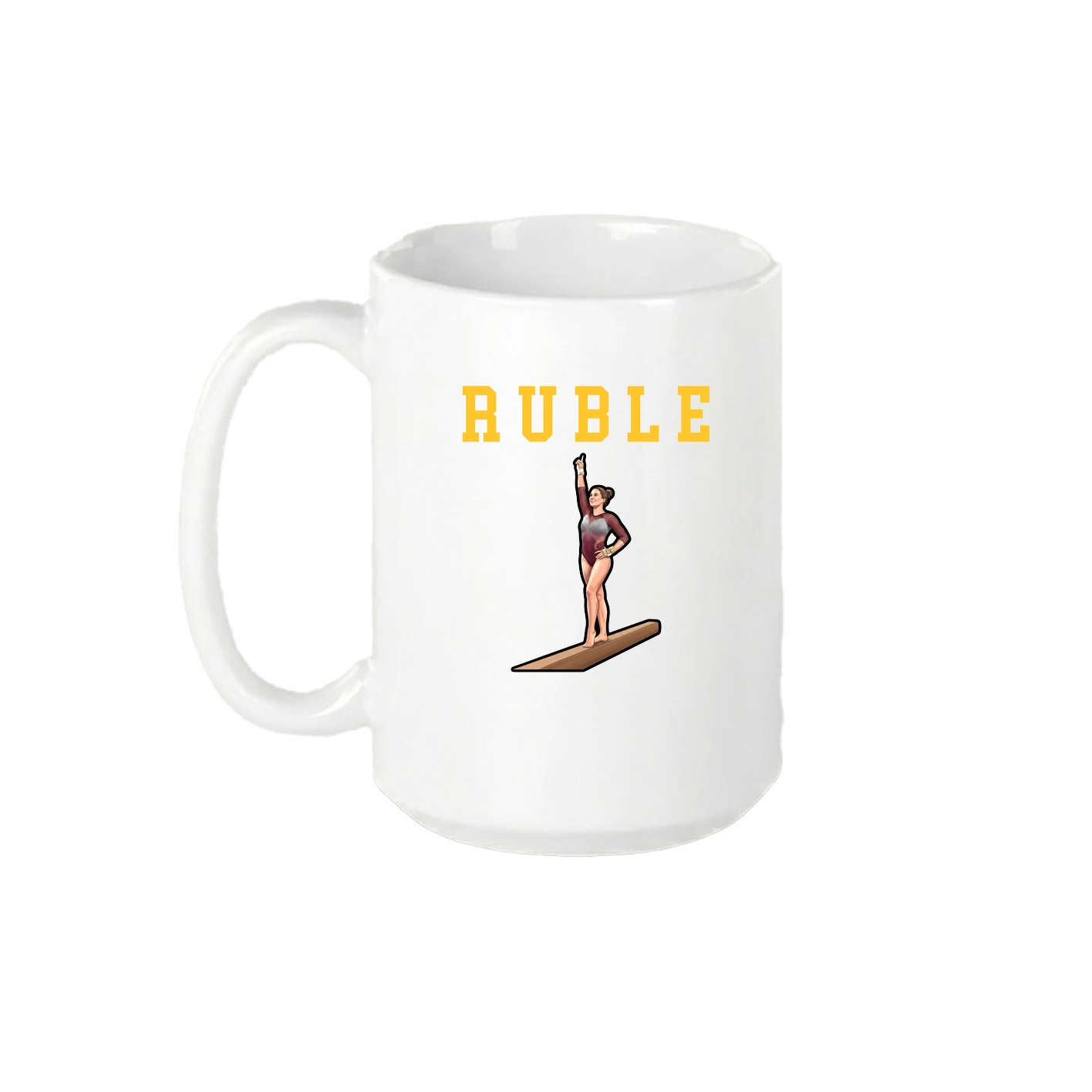 15oz Coffee Mug — Shirsey in White