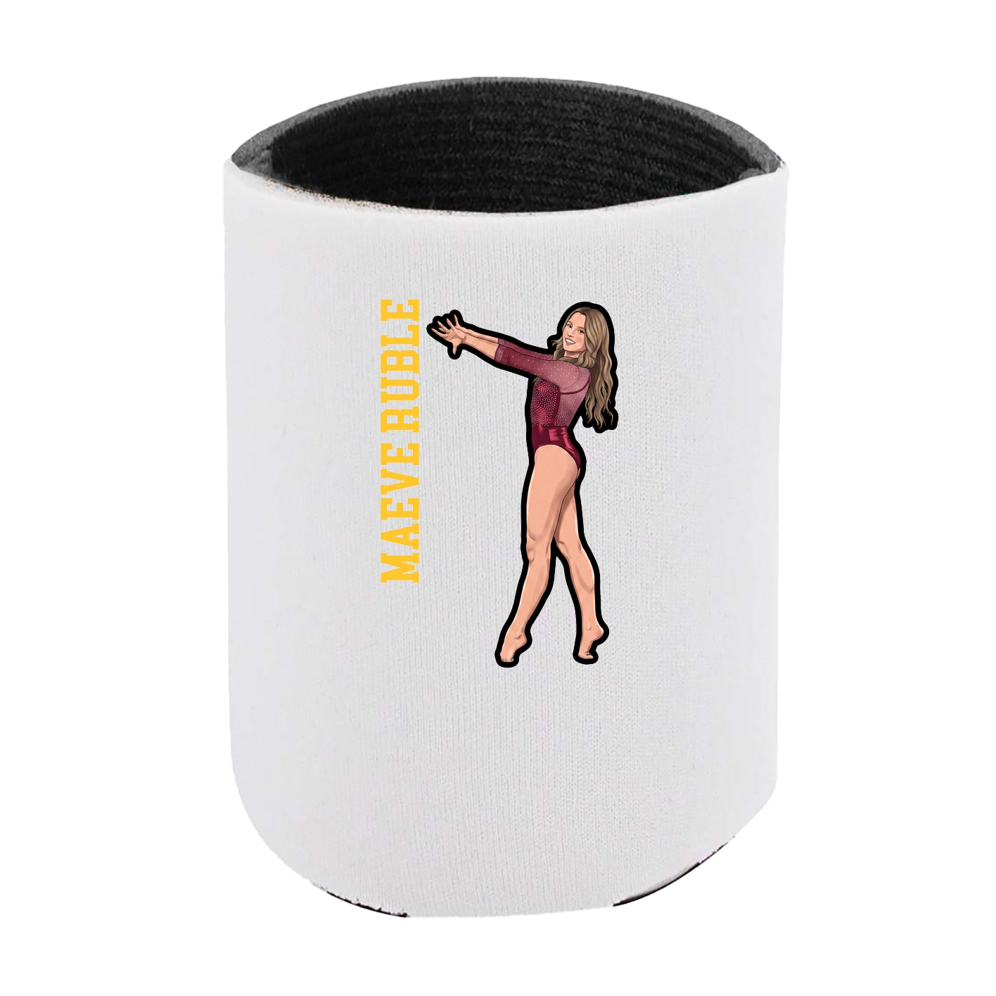 Can Holder — Name Vertical in White