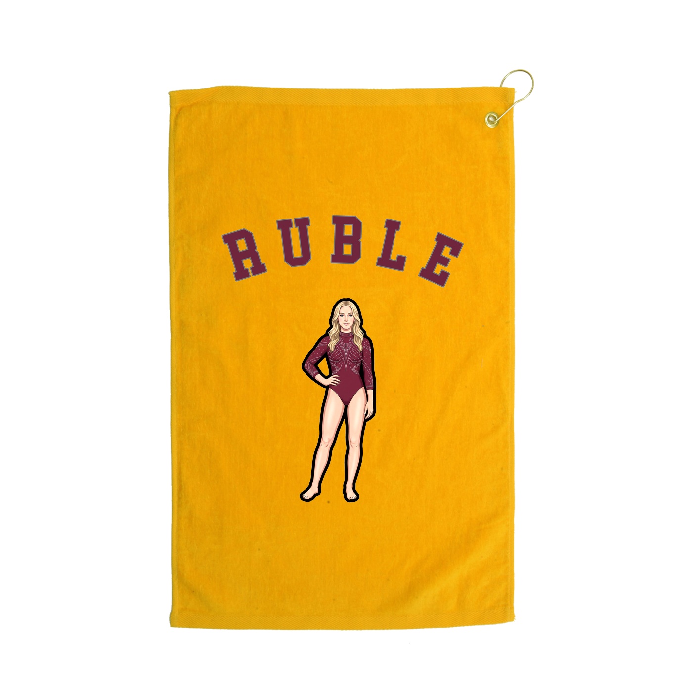 Golf Towel — Shirsey Arch in Gold