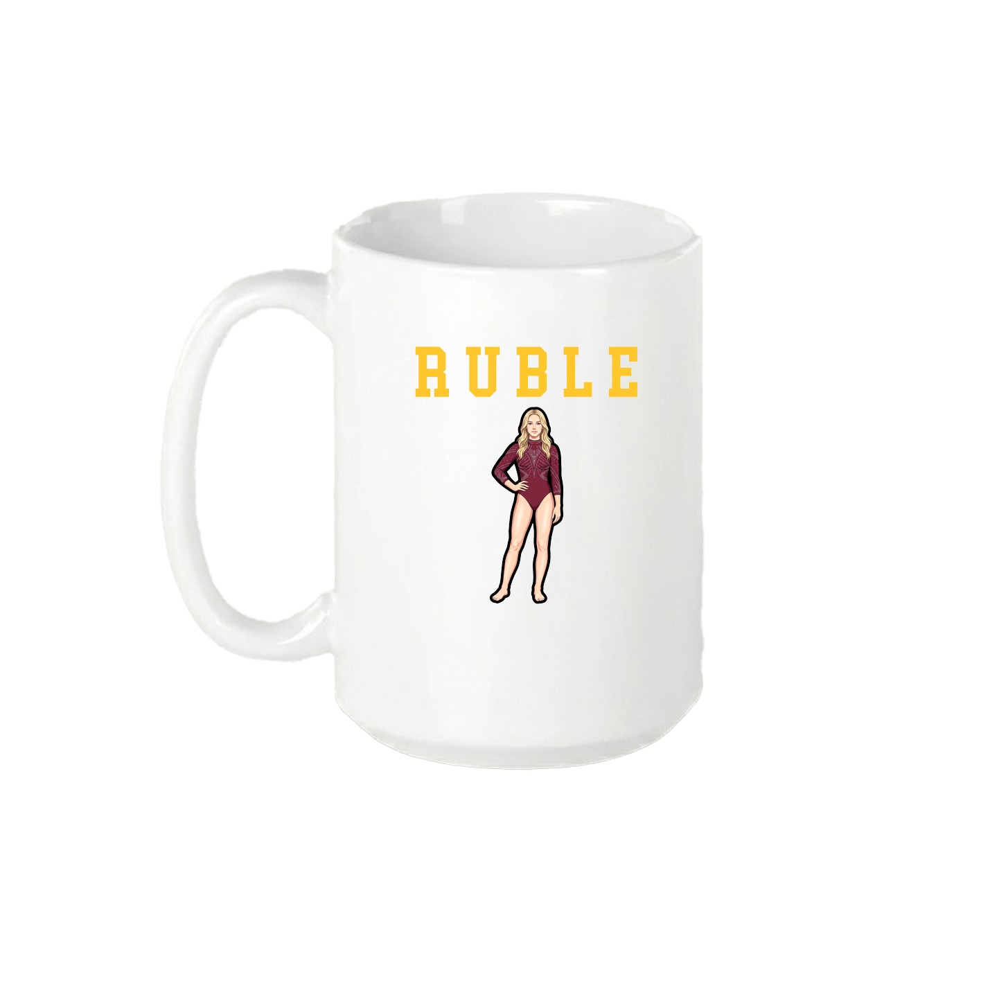 15oz Coffee Mug — Shirsey in White