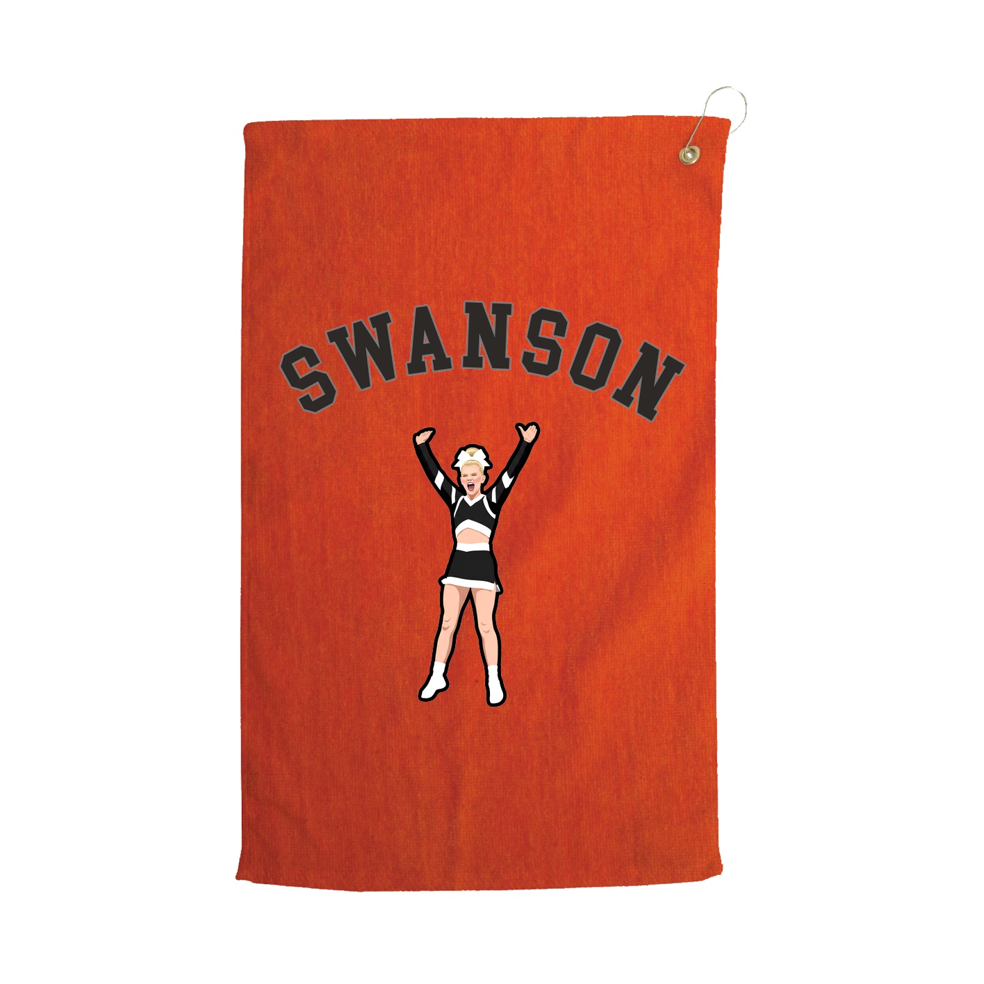 Golf Towel — Shirsey Arch in Orange