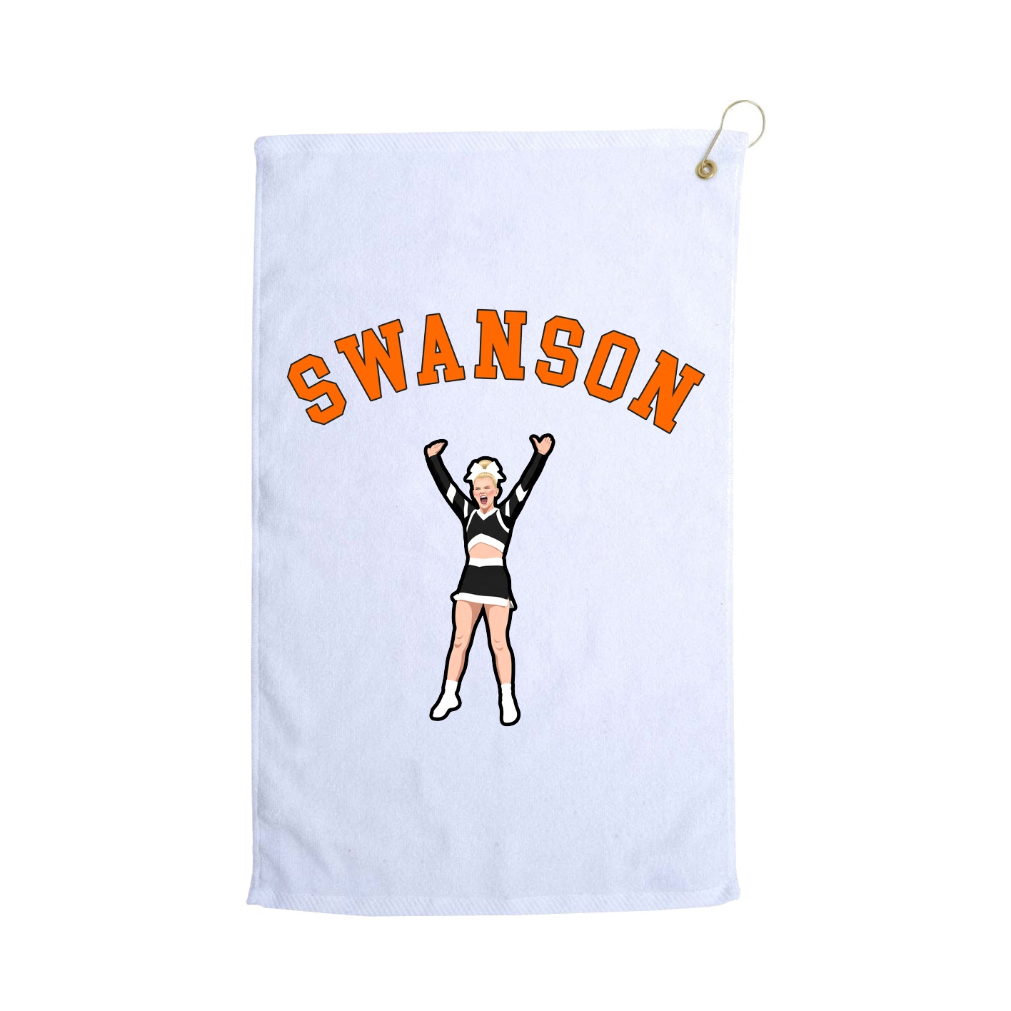 Golf Towel — Shirsey Arch in White