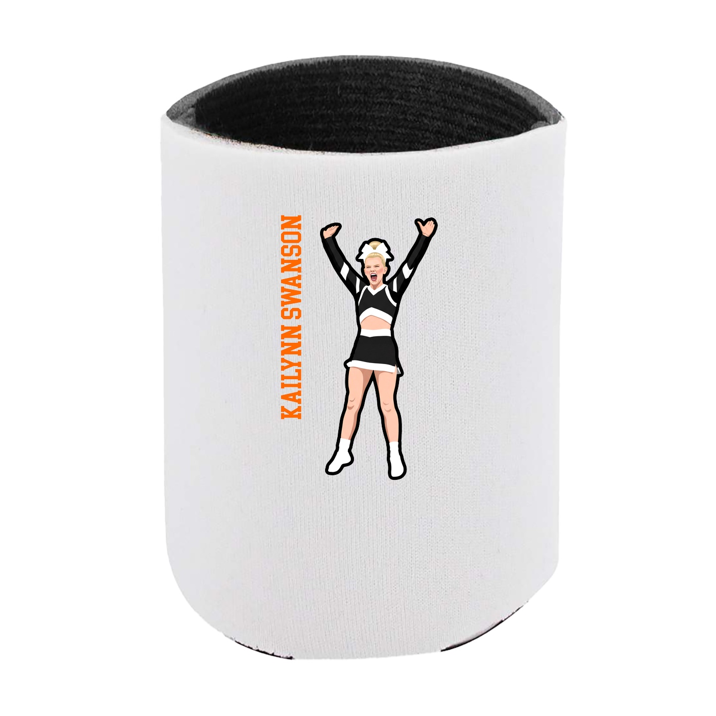 Can Holder — Name Vertical in White