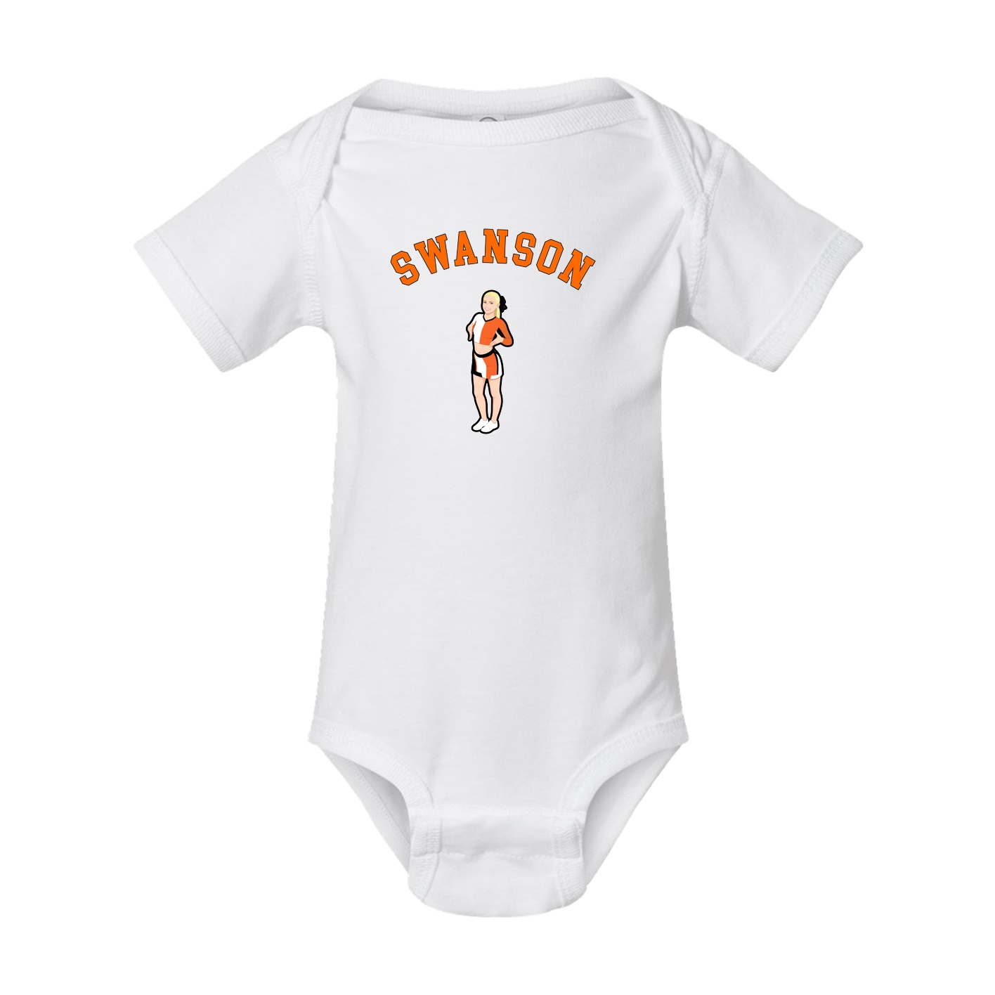 Baby Onesie — Shirsey Arch in White