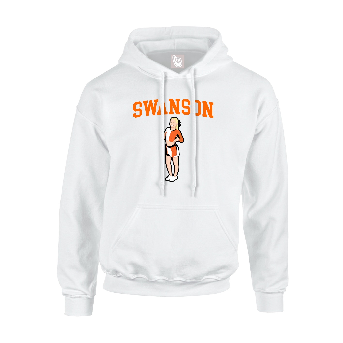 Hoodie — Shirsey in White