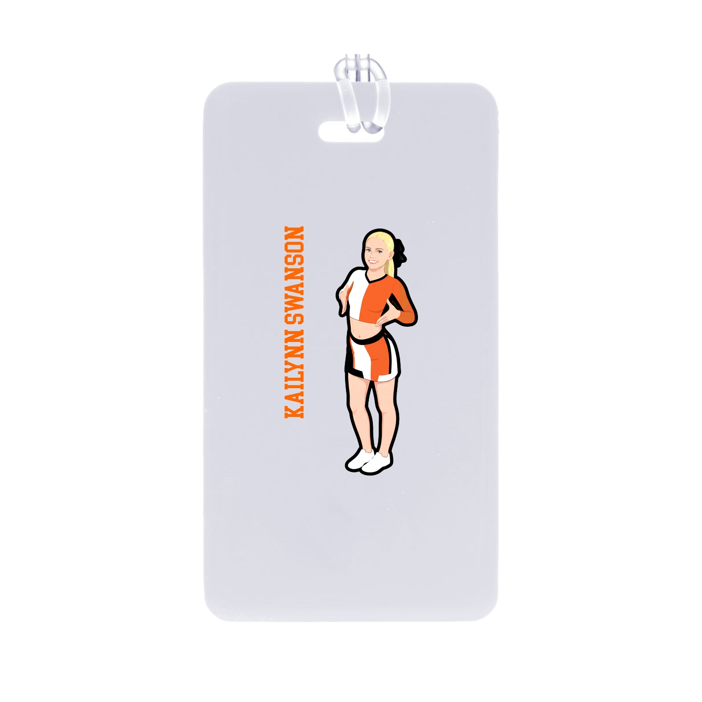 Bag Tag — Name Vertical in Classic