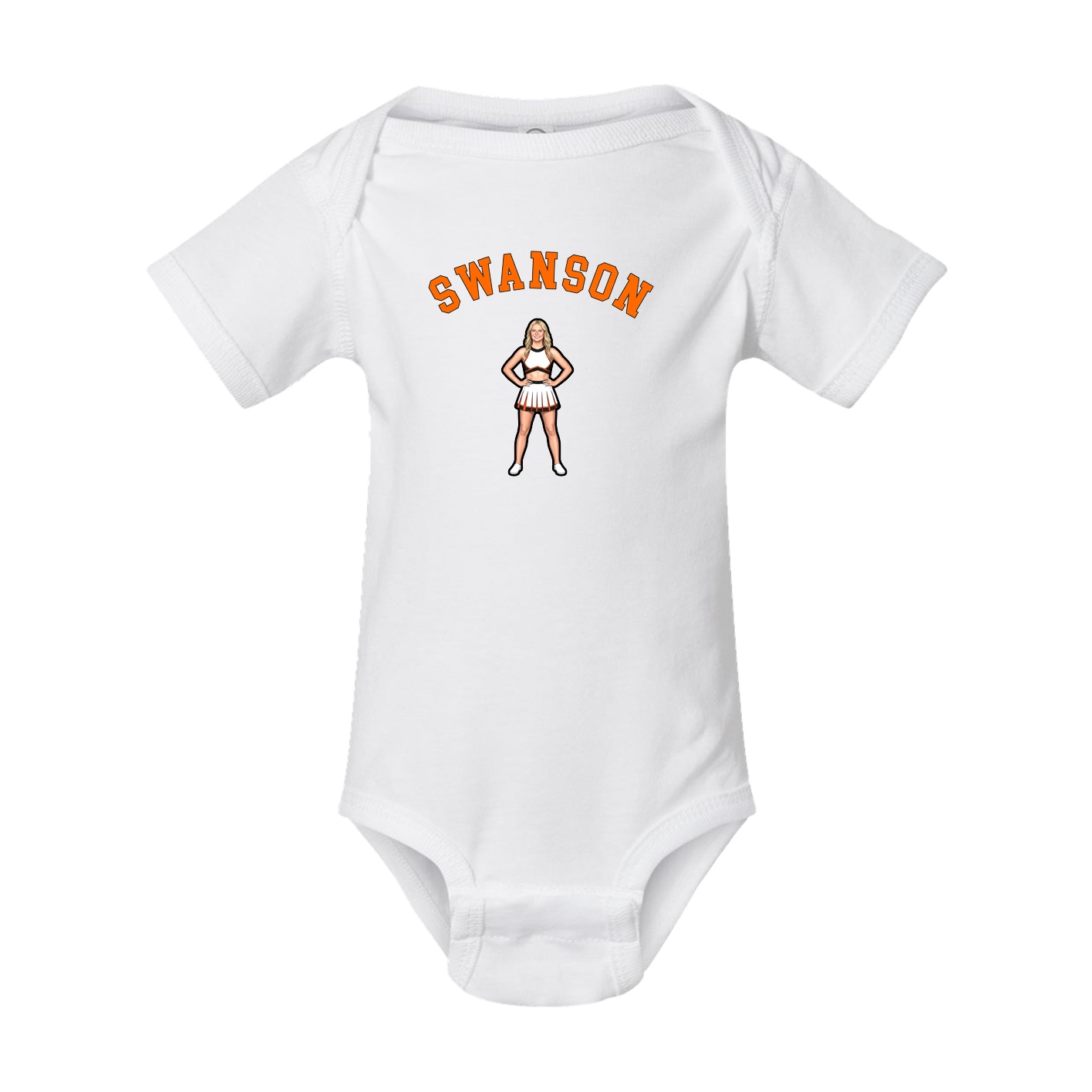 Baby Onesie — Shirsey Arch in White