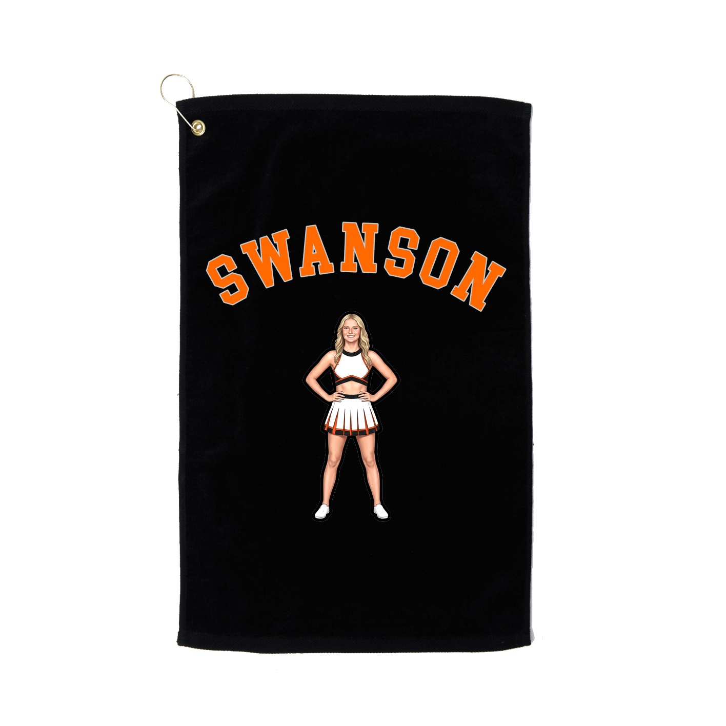 Golf Towel — Shirsey Arch in Black