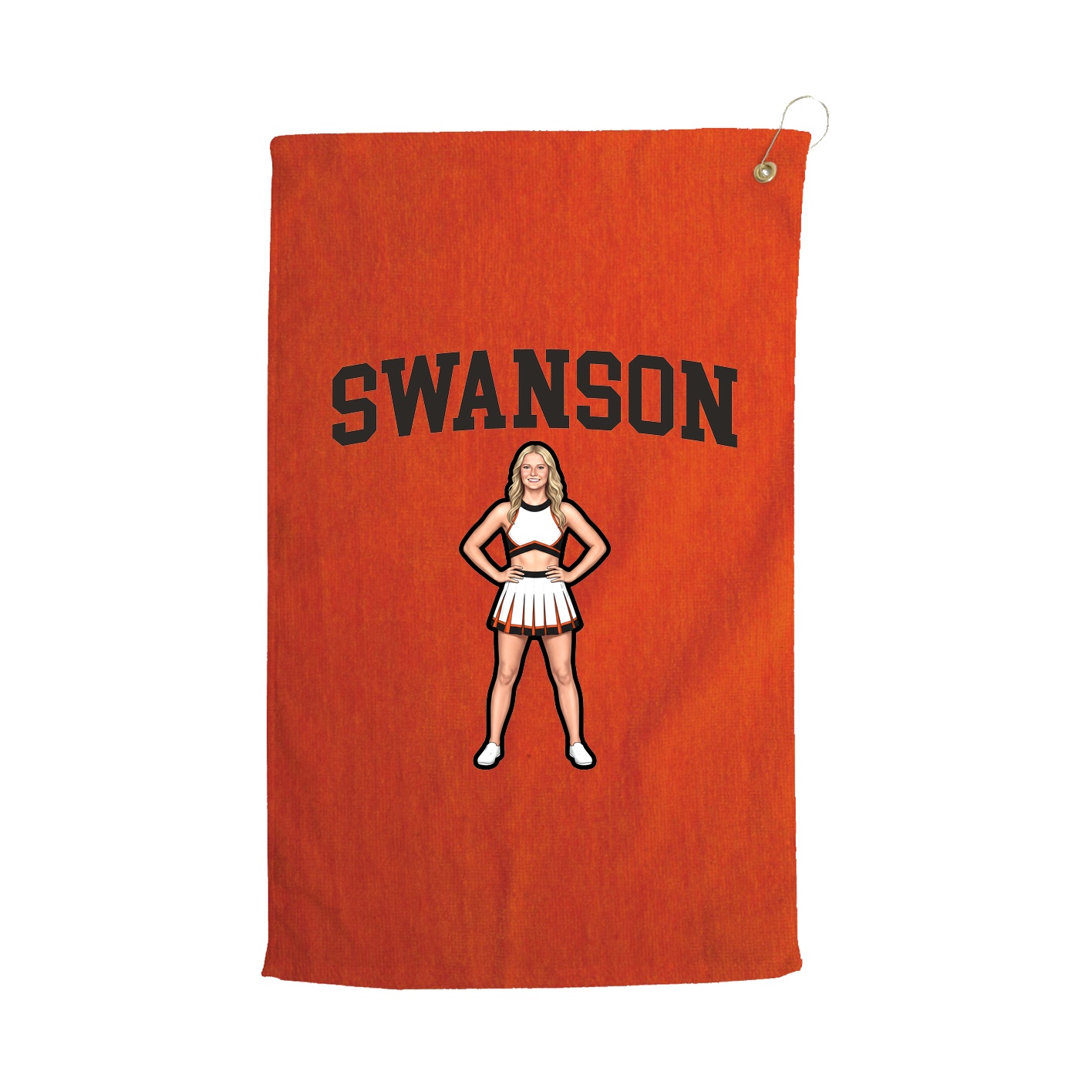 Golf Towel — Shirsey in Orange