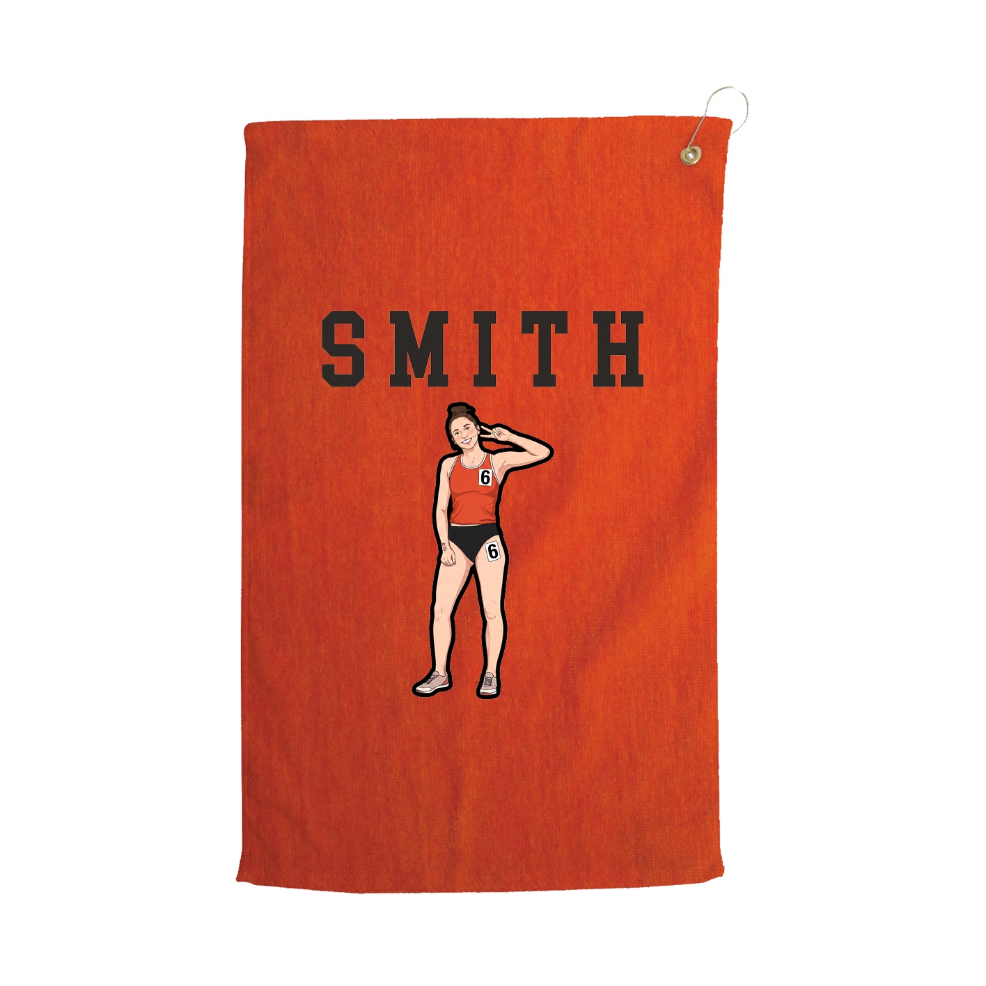 Golf Towel — Shirsey in Orange