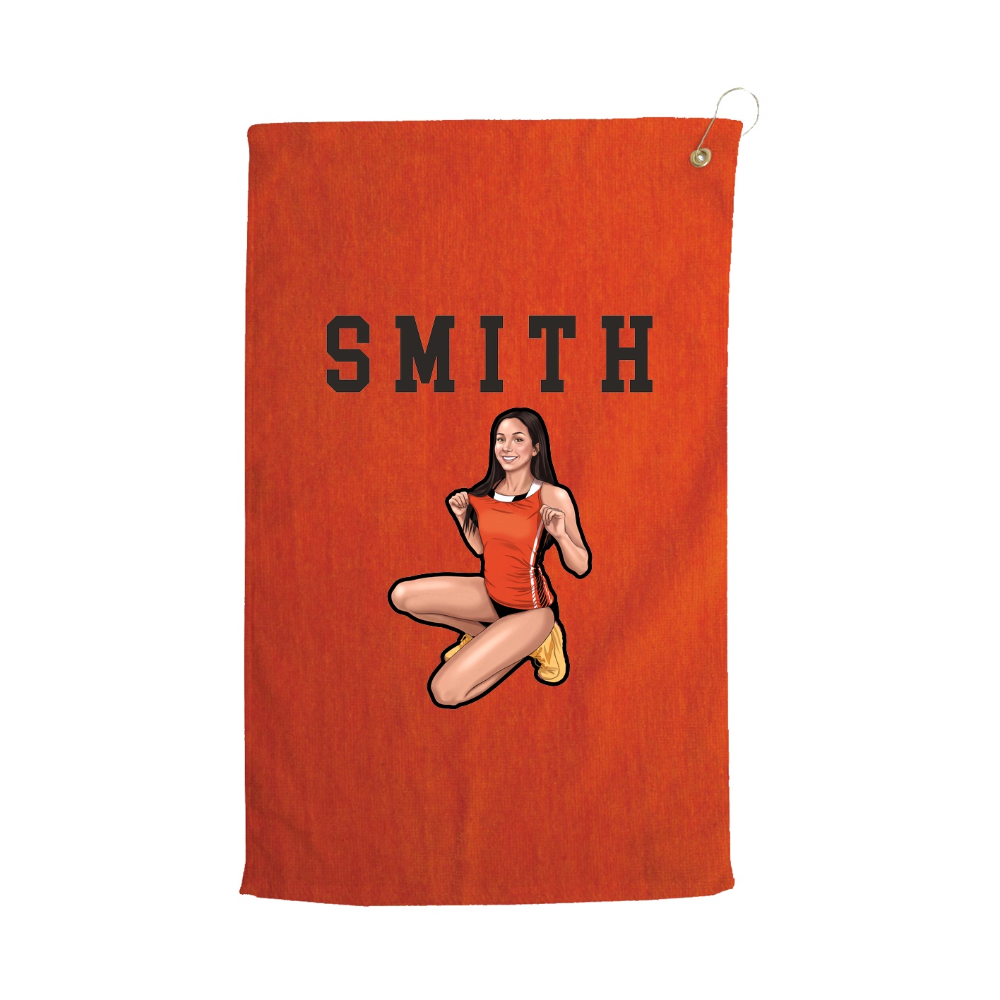 Golf Towel — Shirsey in Orange