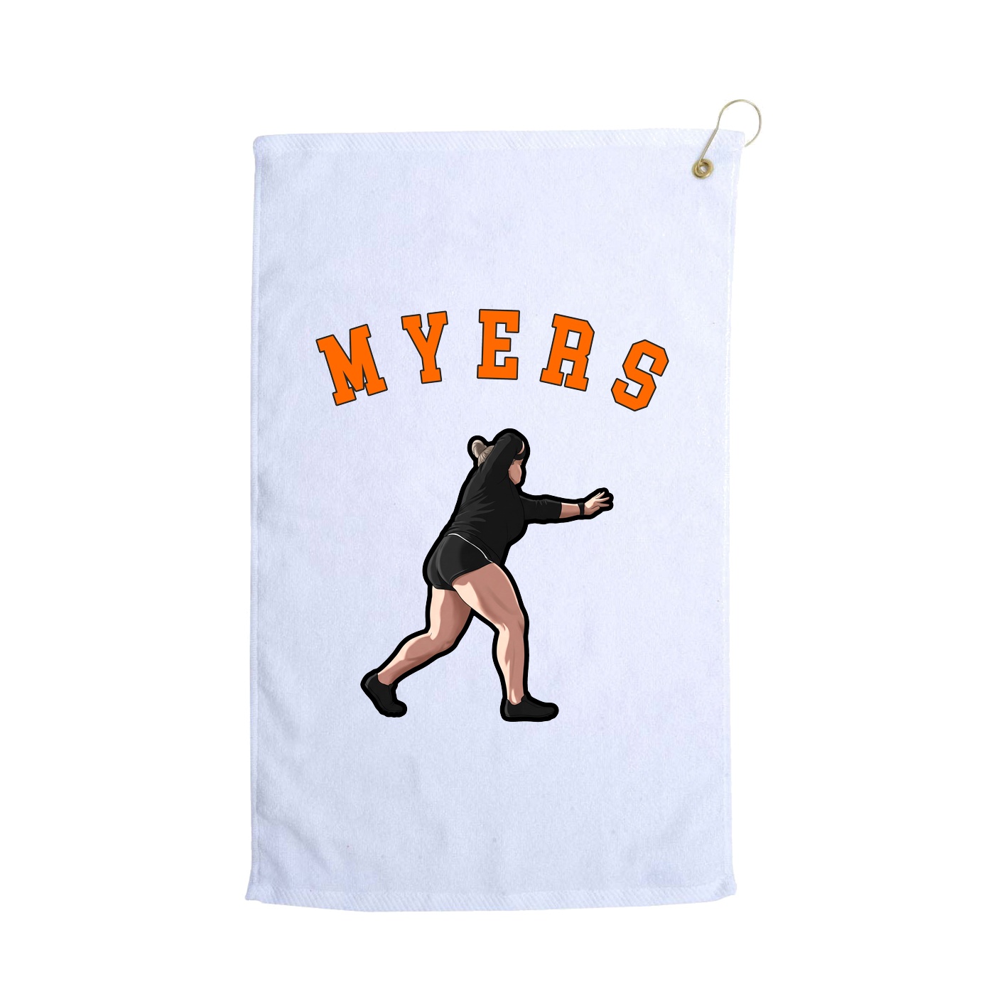 Golf Towel — Shirsey Arch in White