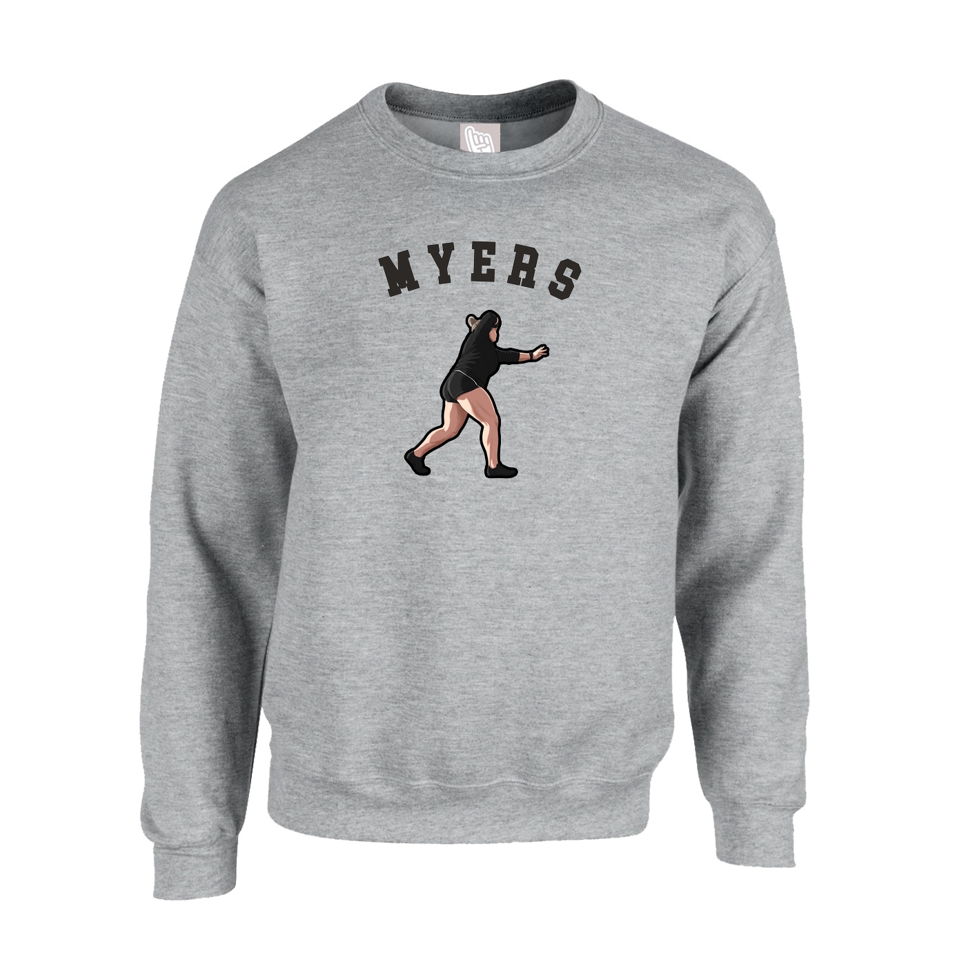 Fleece Crew — Shirsey Arch in Grey