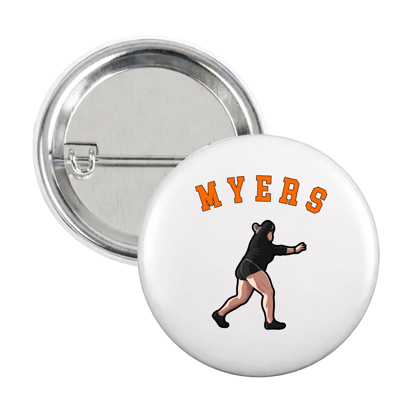 Game Day Button — Shirsey Arch in White