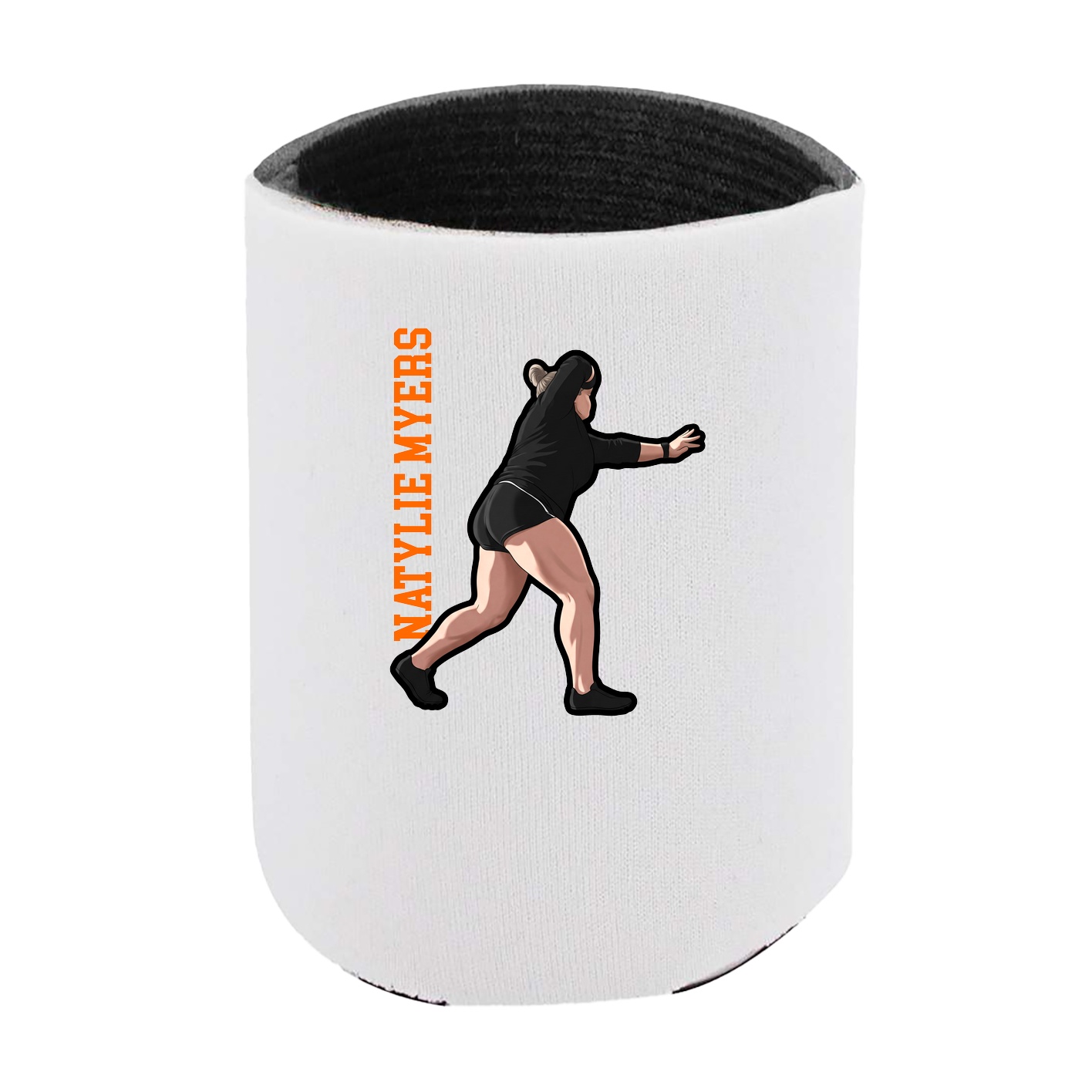 Can Holder — Name Vertical in White