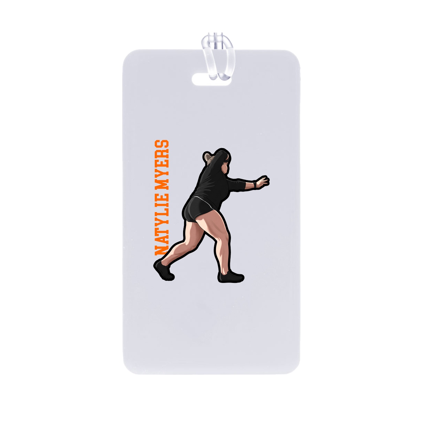 Bag Tag — Name Vertical in Classic