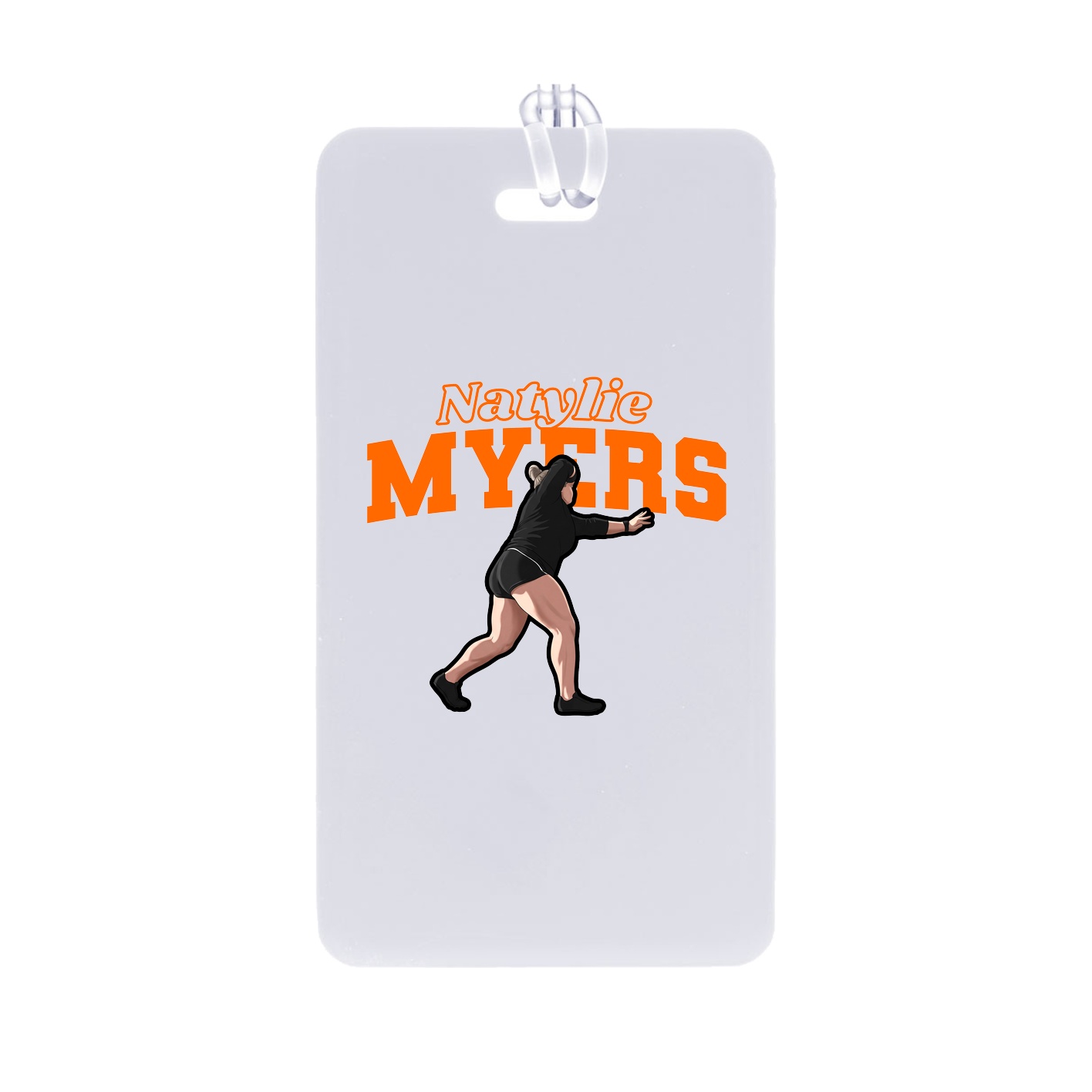Bag Tag — Name Arch in Classic