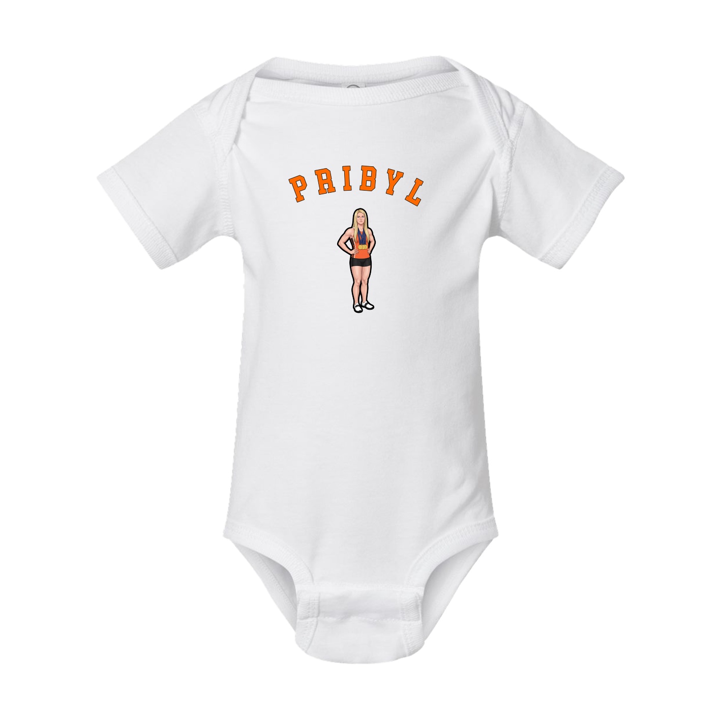 Baby Onesie — Shirsey Arch in White