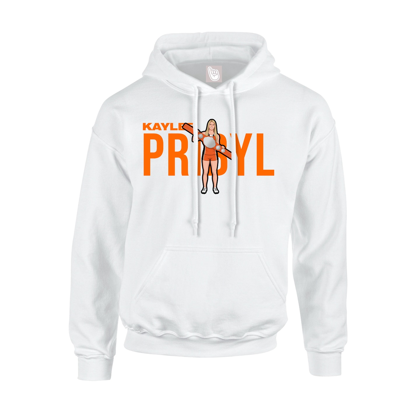 Youth Hoodie — Player Name in White